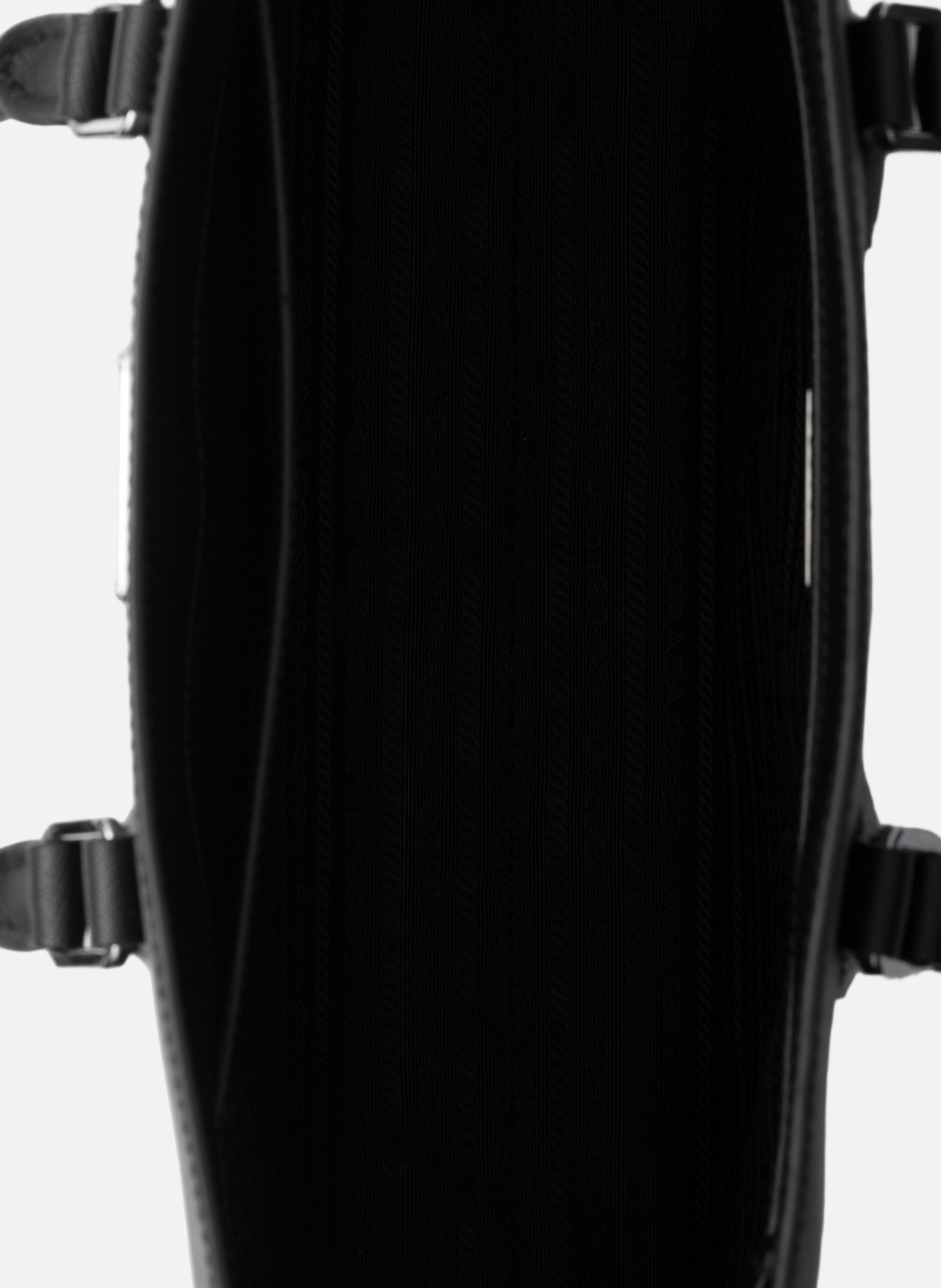 Sac cabas en cuir saffiano PRADA Noir