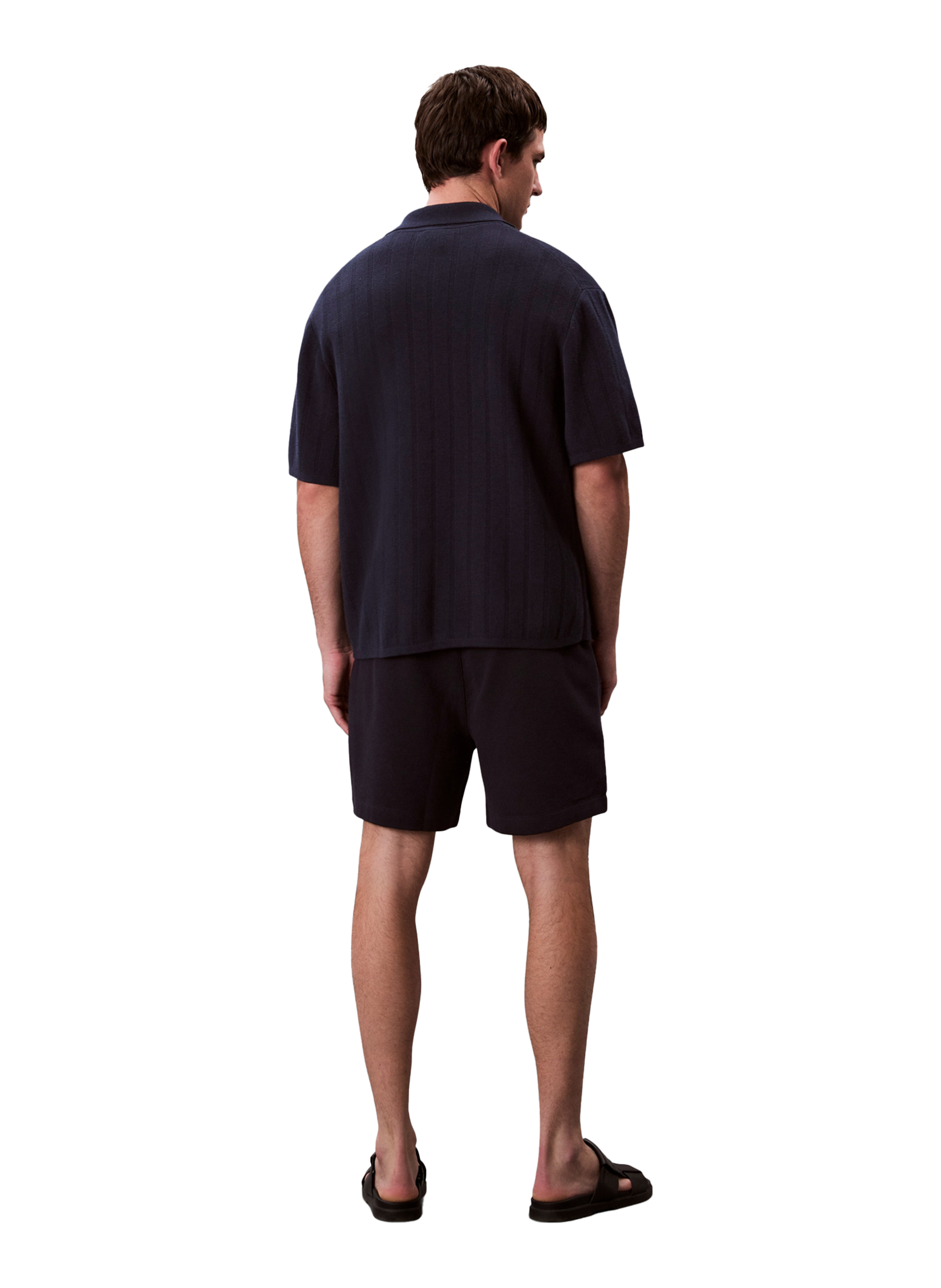 Short à taille élastique CALVIN KLEIN Noir