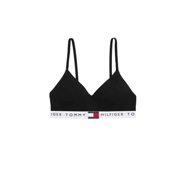 Tommy Hilfiger Brassière Unie In Black