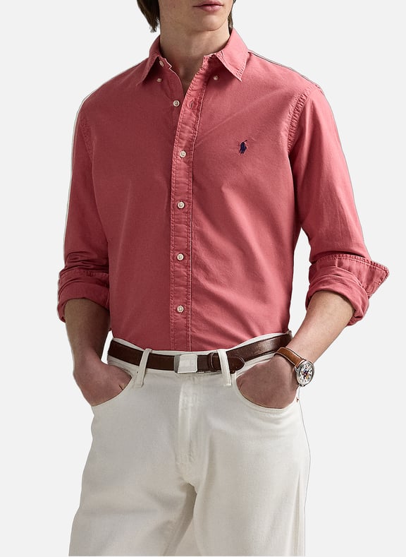 Chemise en coton Rouge by POLO RALPH LAUREN POLO RALPH LAUREN Chemise en coton Rouge