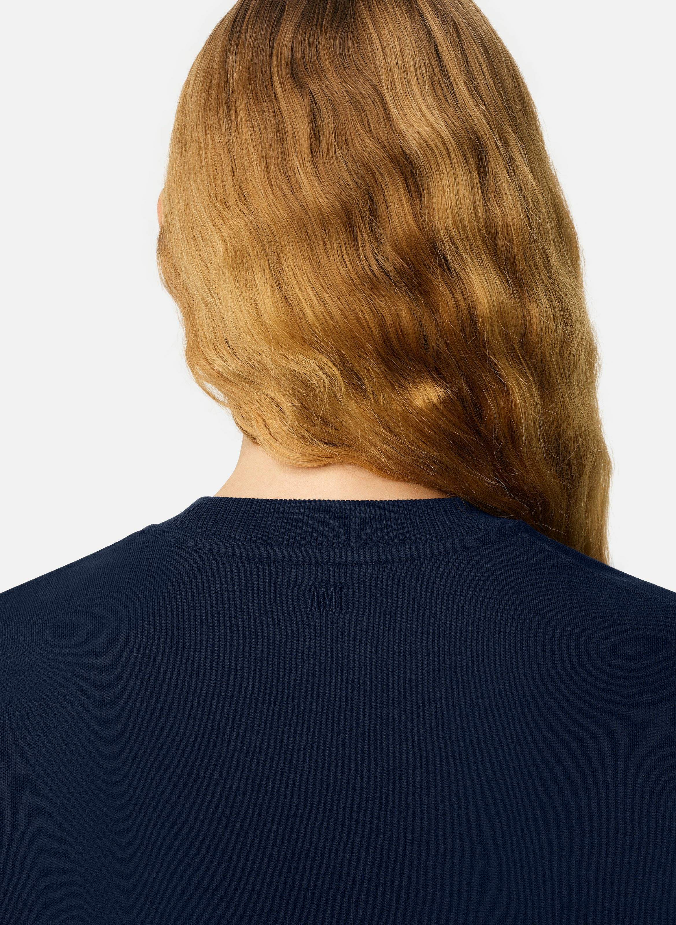 Sweatshirt ami de coeur rouge unisexe AMI PARIS Bleu