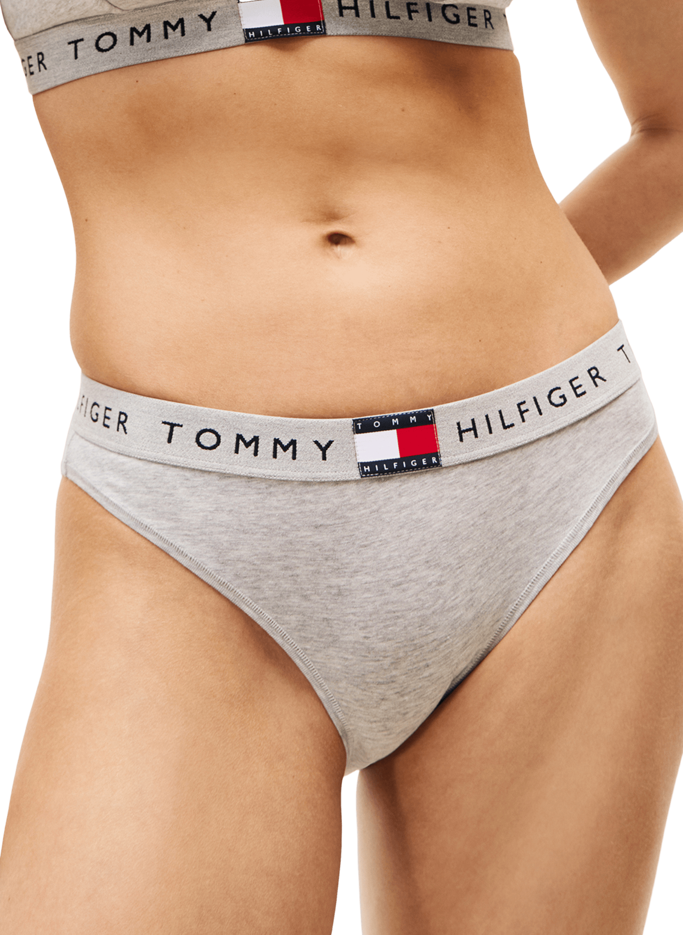 Culotte en coton mélangé TOMMY HILFIGER Gris