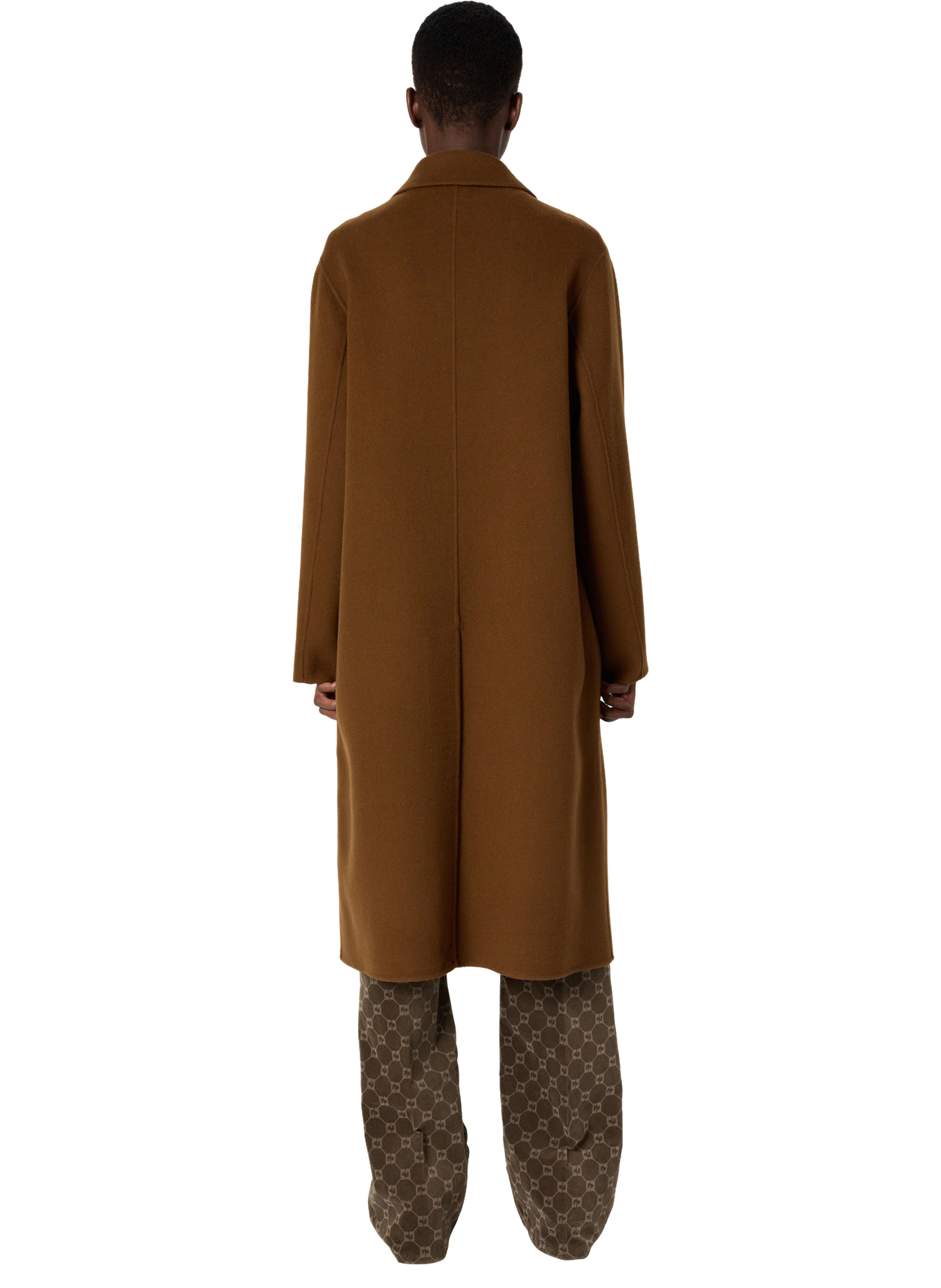Manteau long en laine double face - milena GERARD DAREL Marron