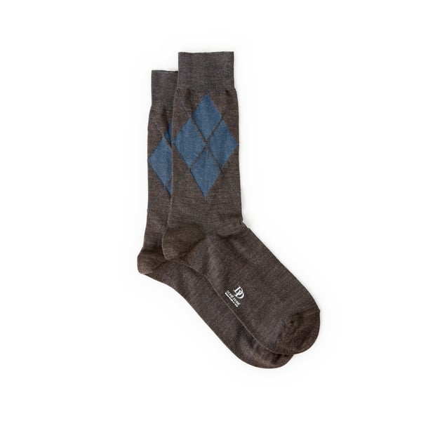 Chaussettes mi-hautes en laine mérinos mélangée Chaussettes mi-hautes en laine mérinos mélangée