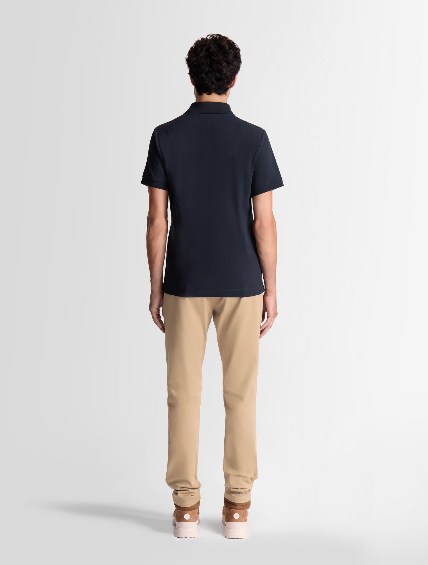 Polo manches courtes elbin col polo coupe ajustée FUSALP Bleu