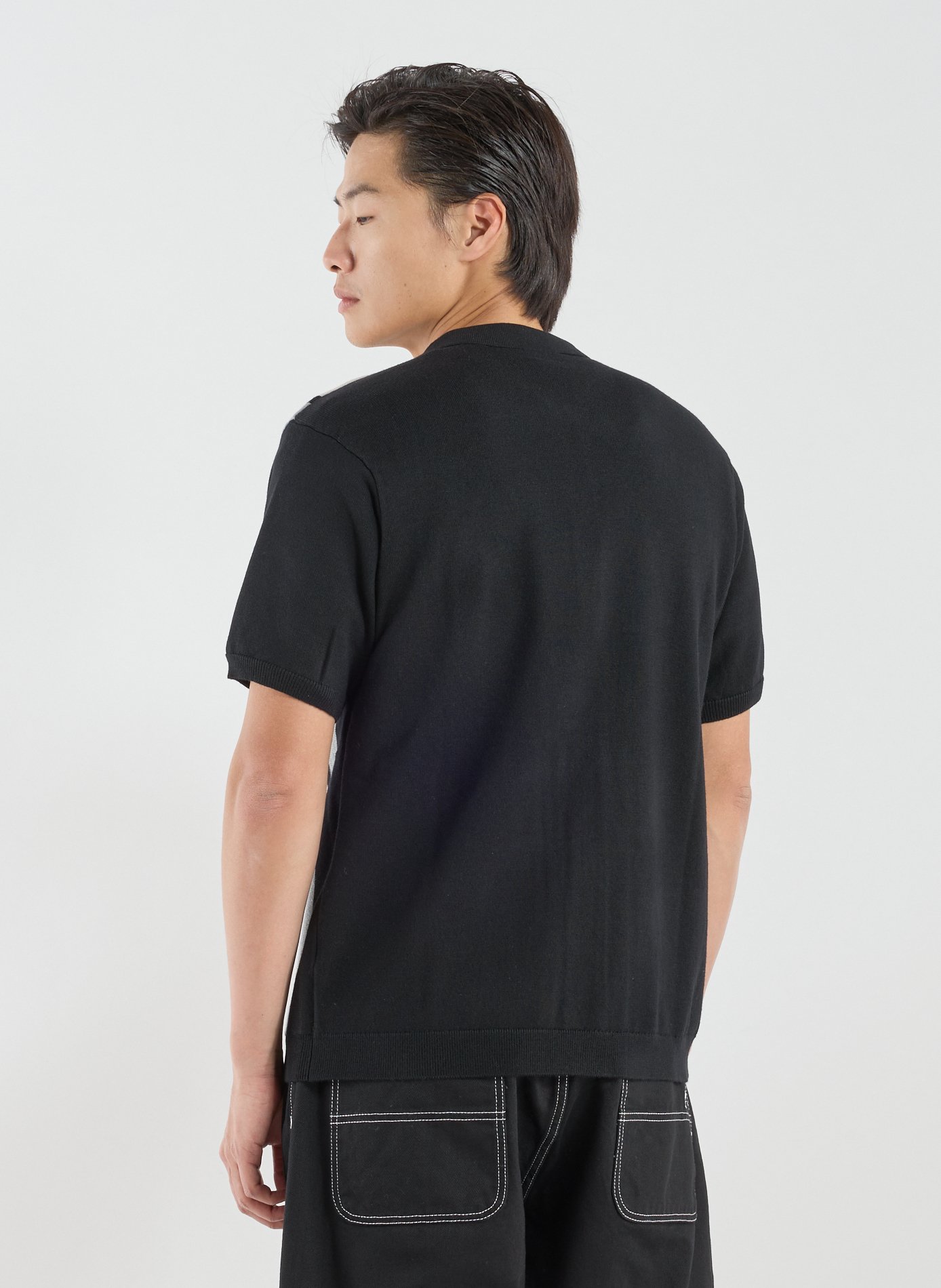 Polo à boutons  JACKER. Noir