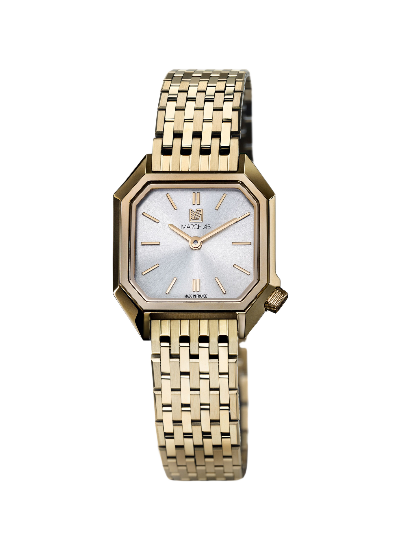 Montre quartz en acier MARCH LAB Blanc