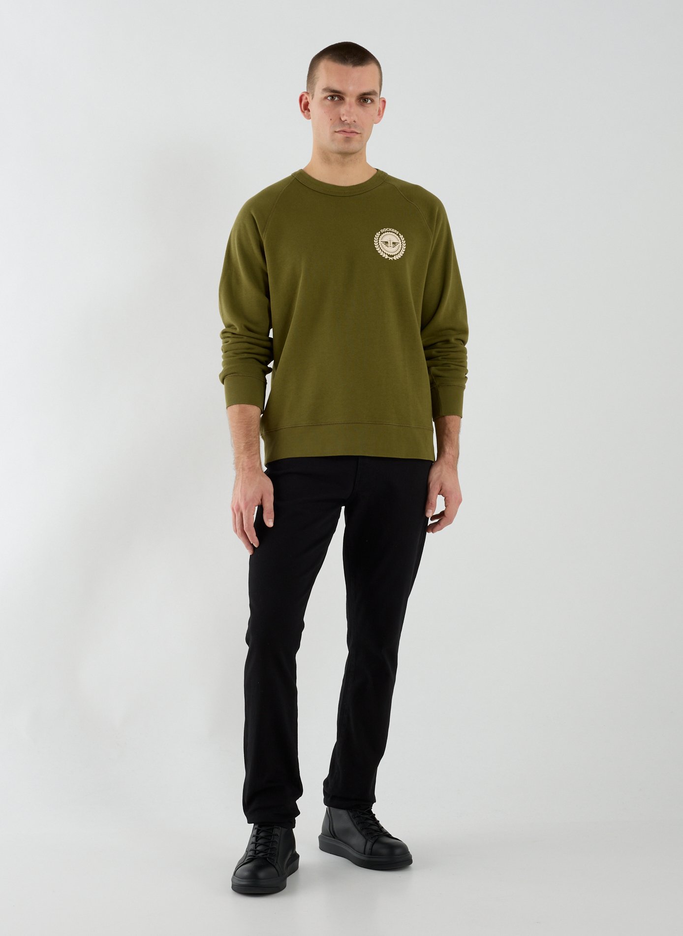 Sweatshirt uni DOCKERS Kaki