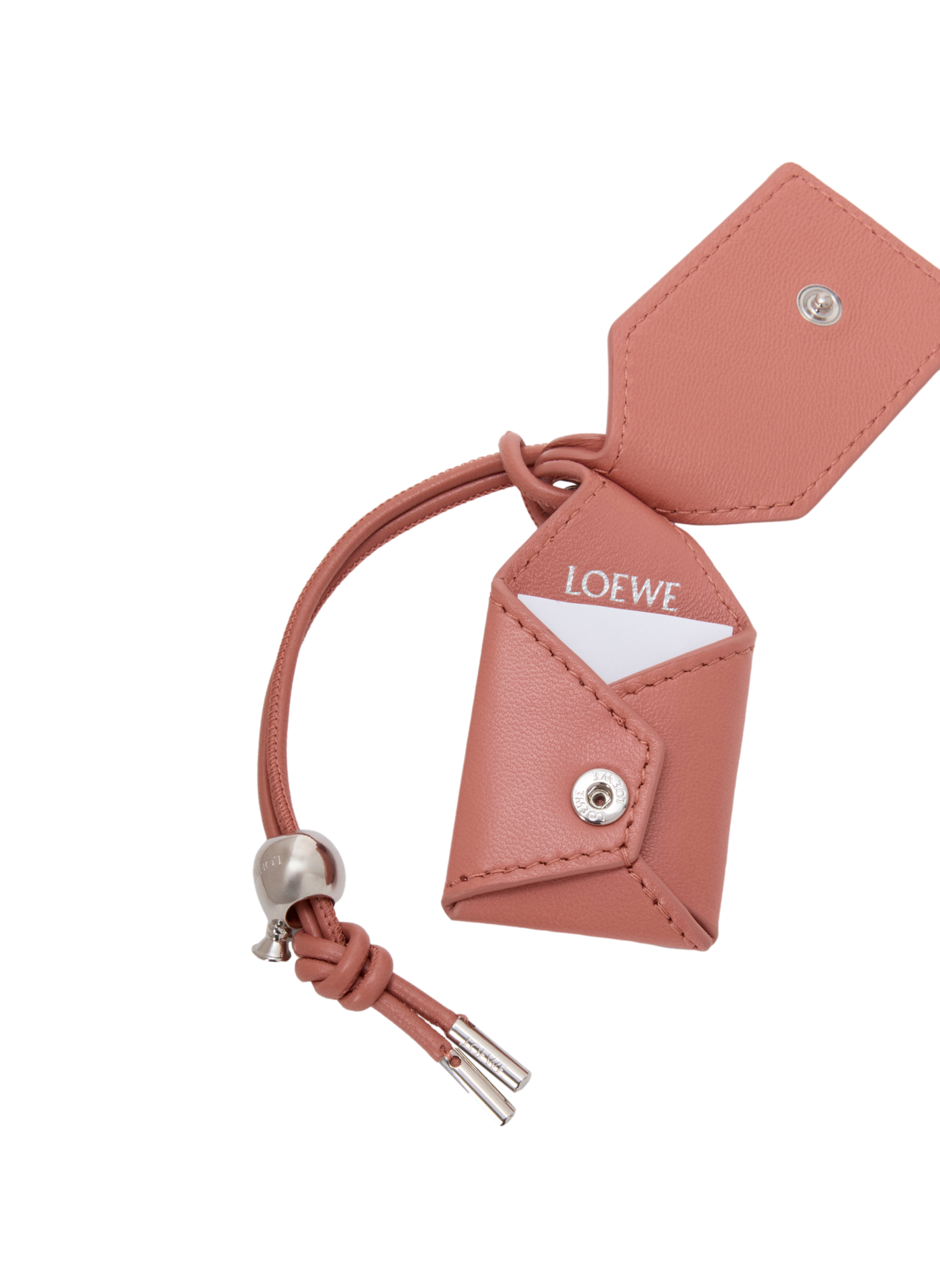 Petit sac Featherlight Puzzle en cuir d'agneau nappa LOEWE Rose