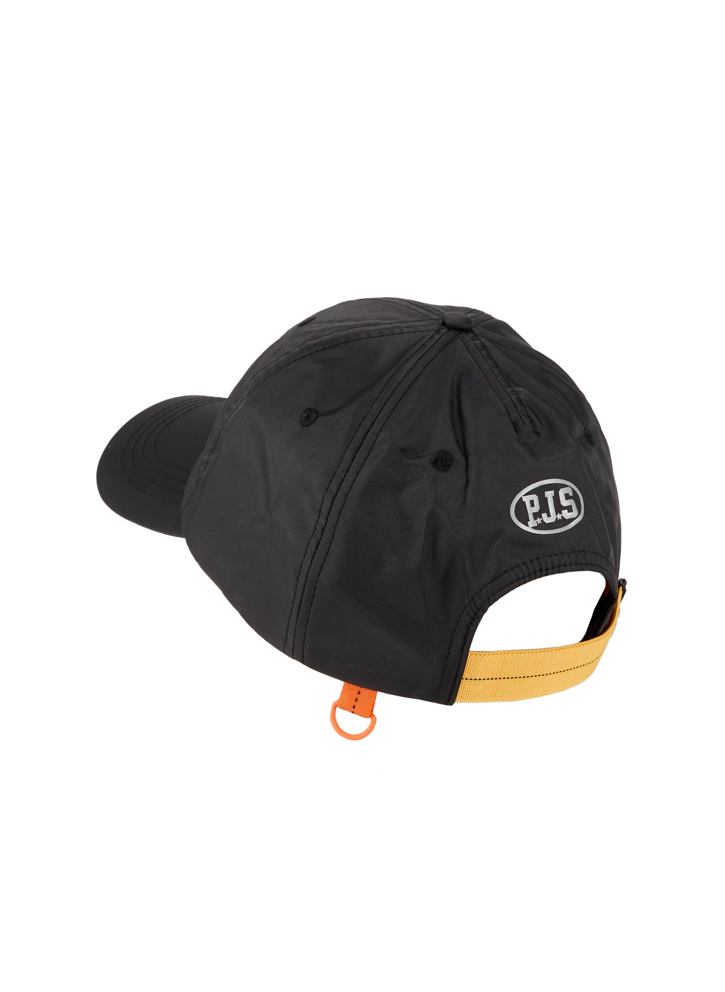 Casquette Bravo avec cordon mousqueton amovible Noir