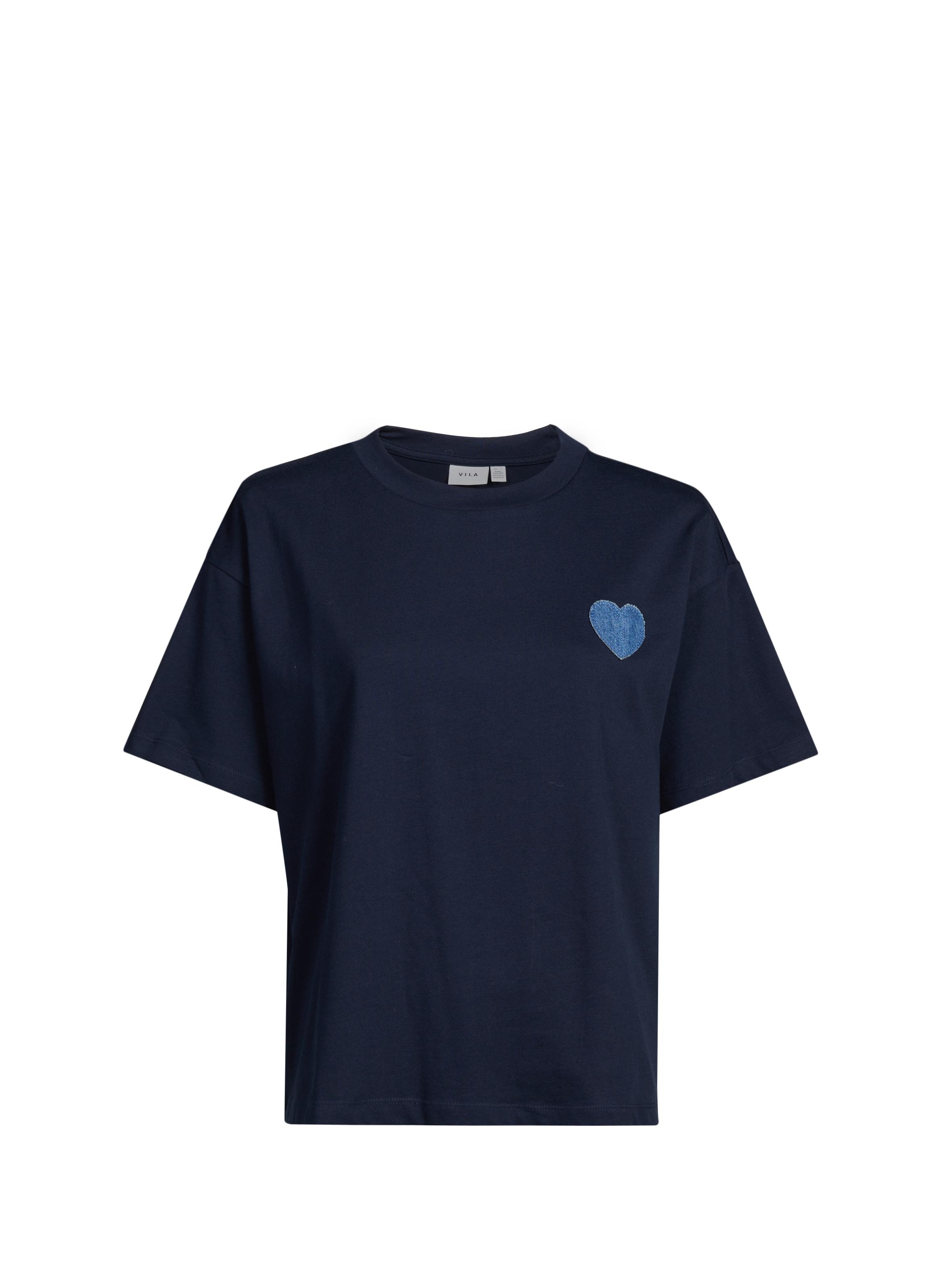 T-shirt Vimonie en coton VILA Bleu
