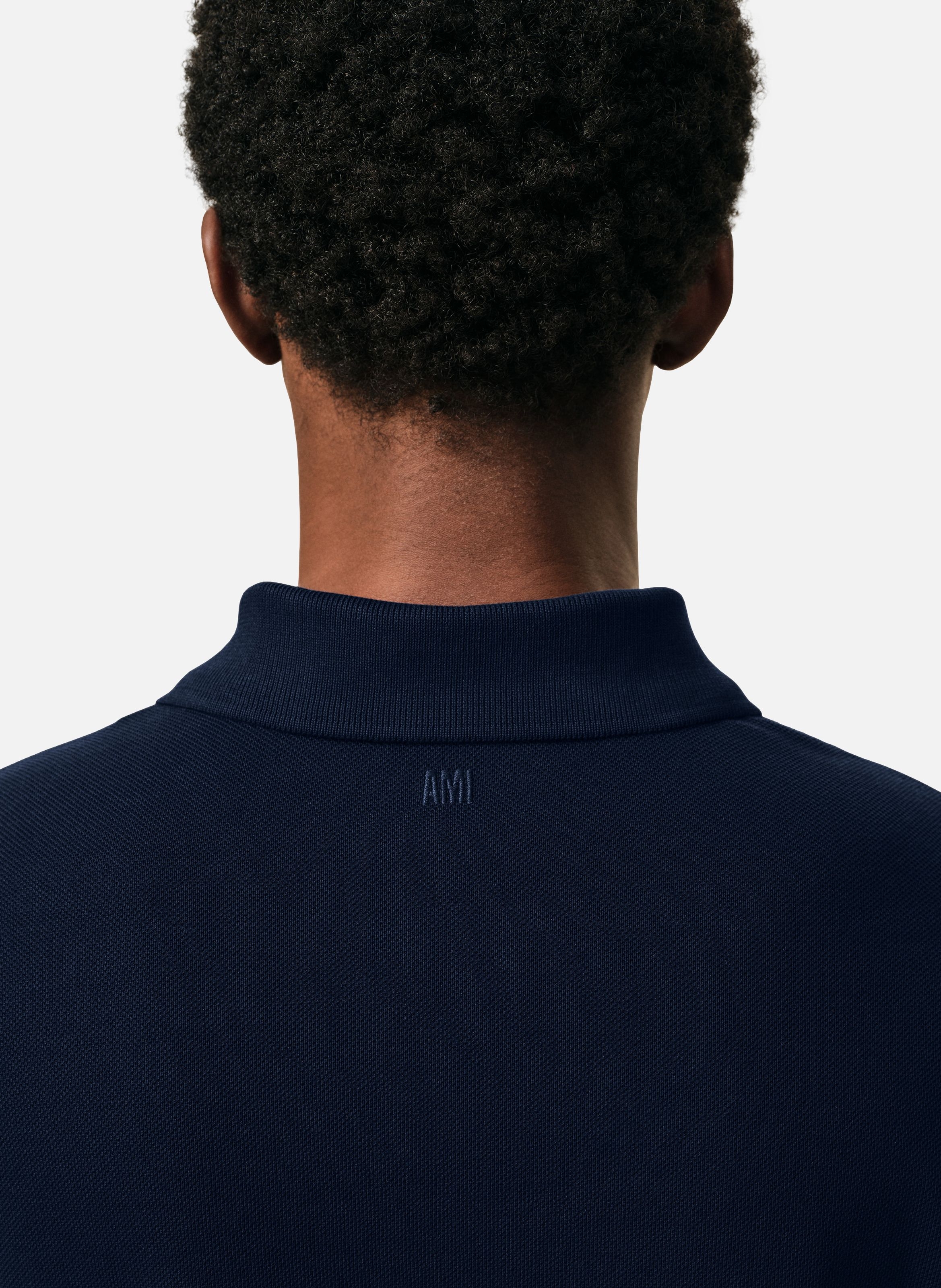 Polo Ami de Coeur unisexe AMI PARIS Bleu