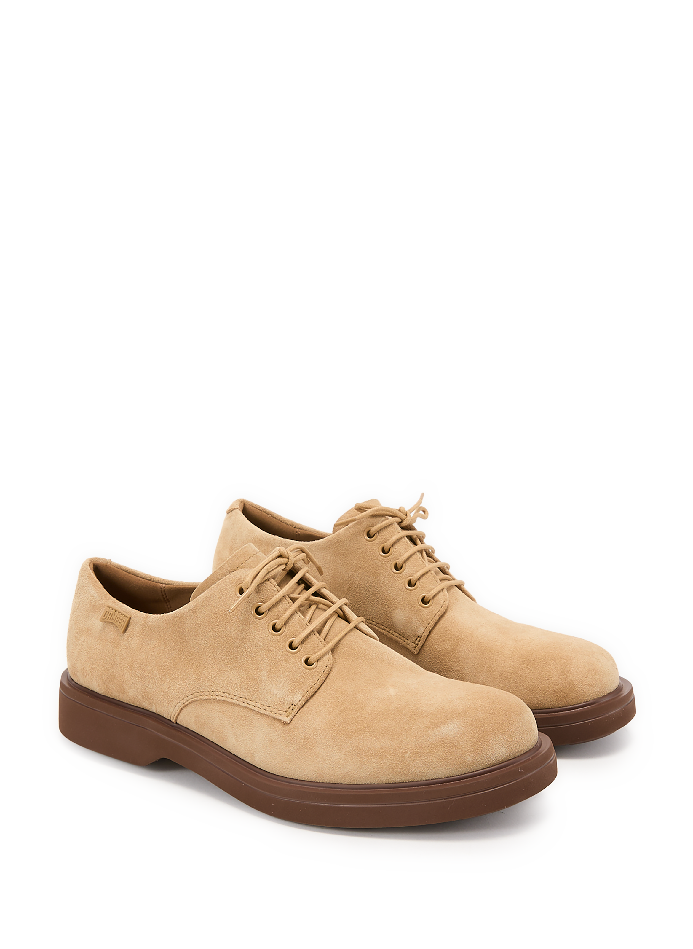 Norman cow leather derbies CAMPER Beige