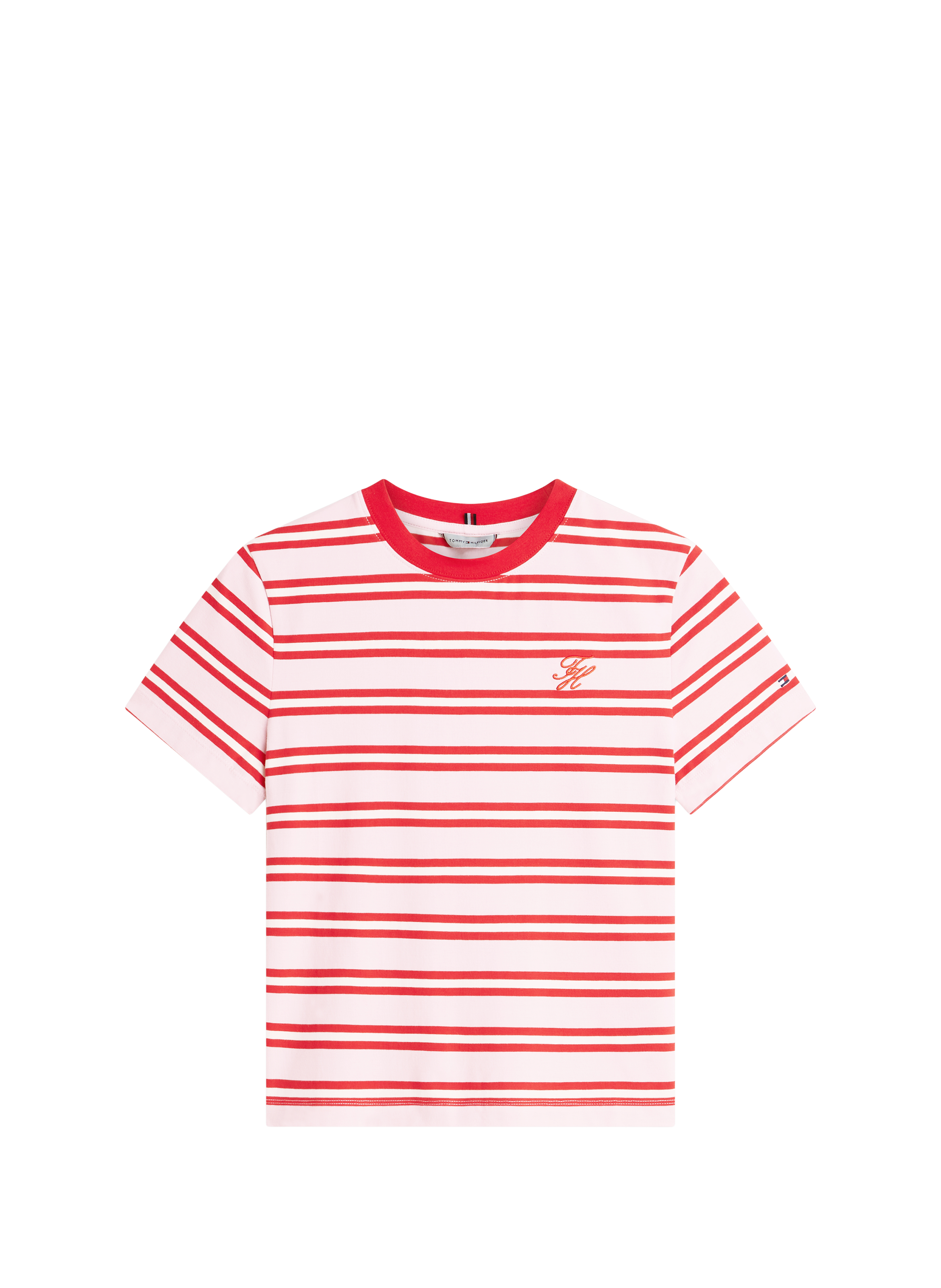 T-shirt avec logo en coton  Preppy stripe bonita pink fireworks