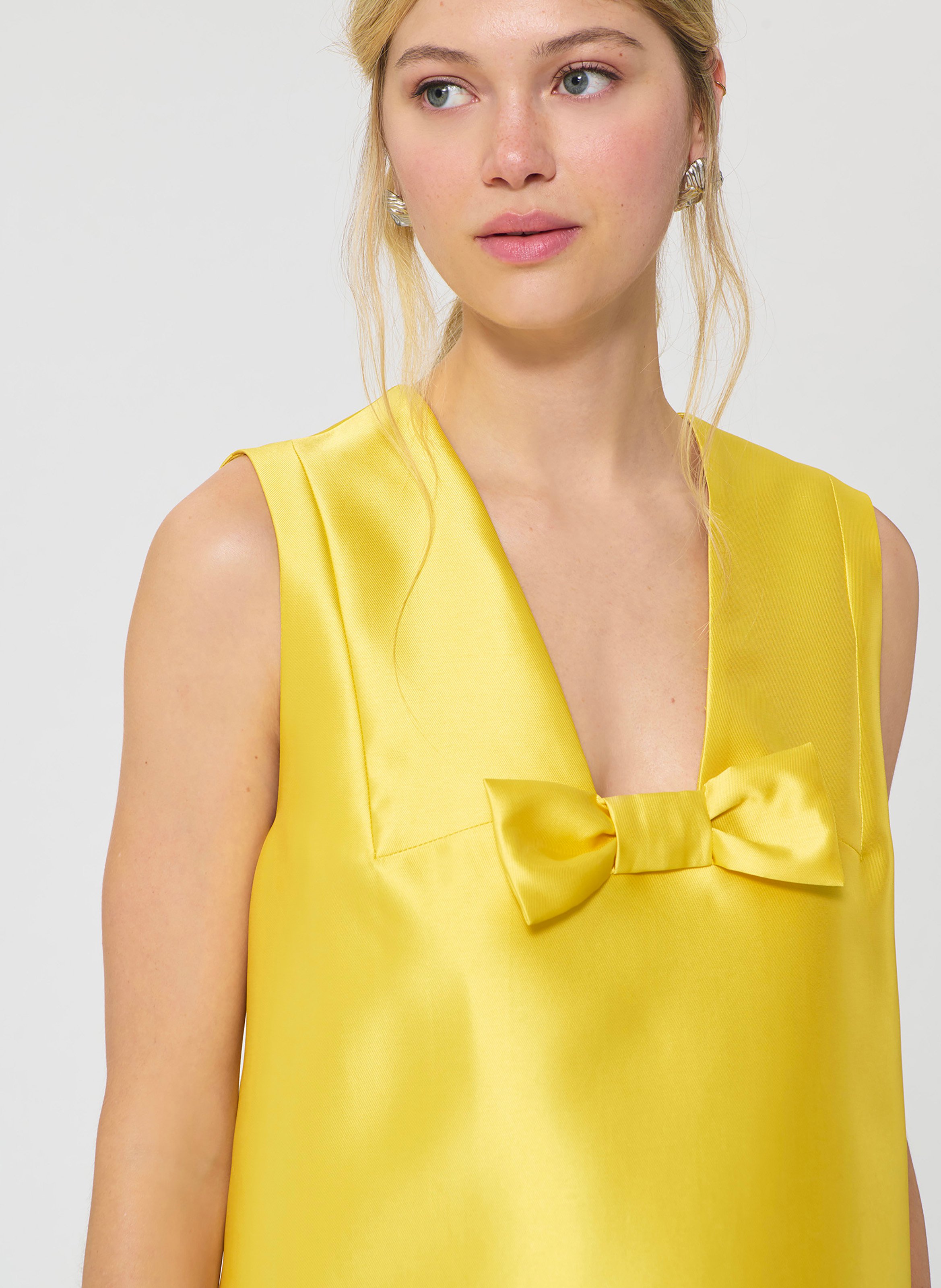 Robe rusane TARA JARMON Jaune