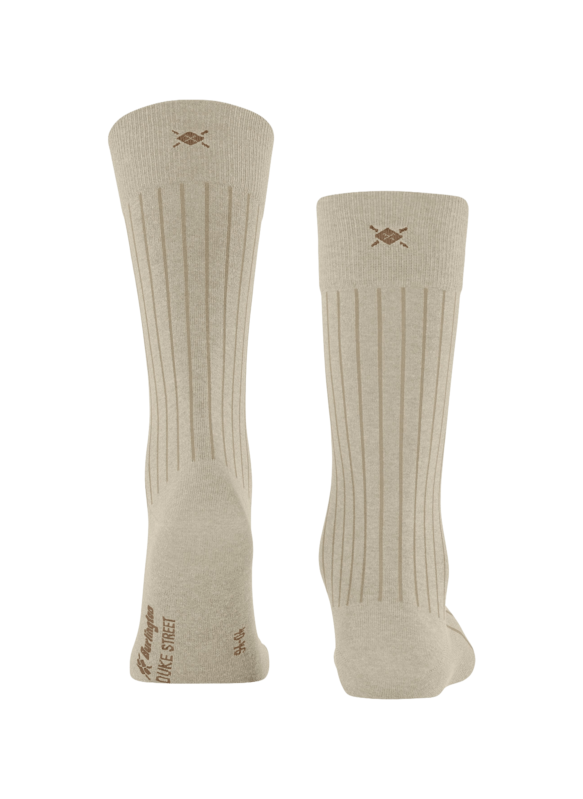 Calcetines altos de algodón mezclado BURLINGTON Beige