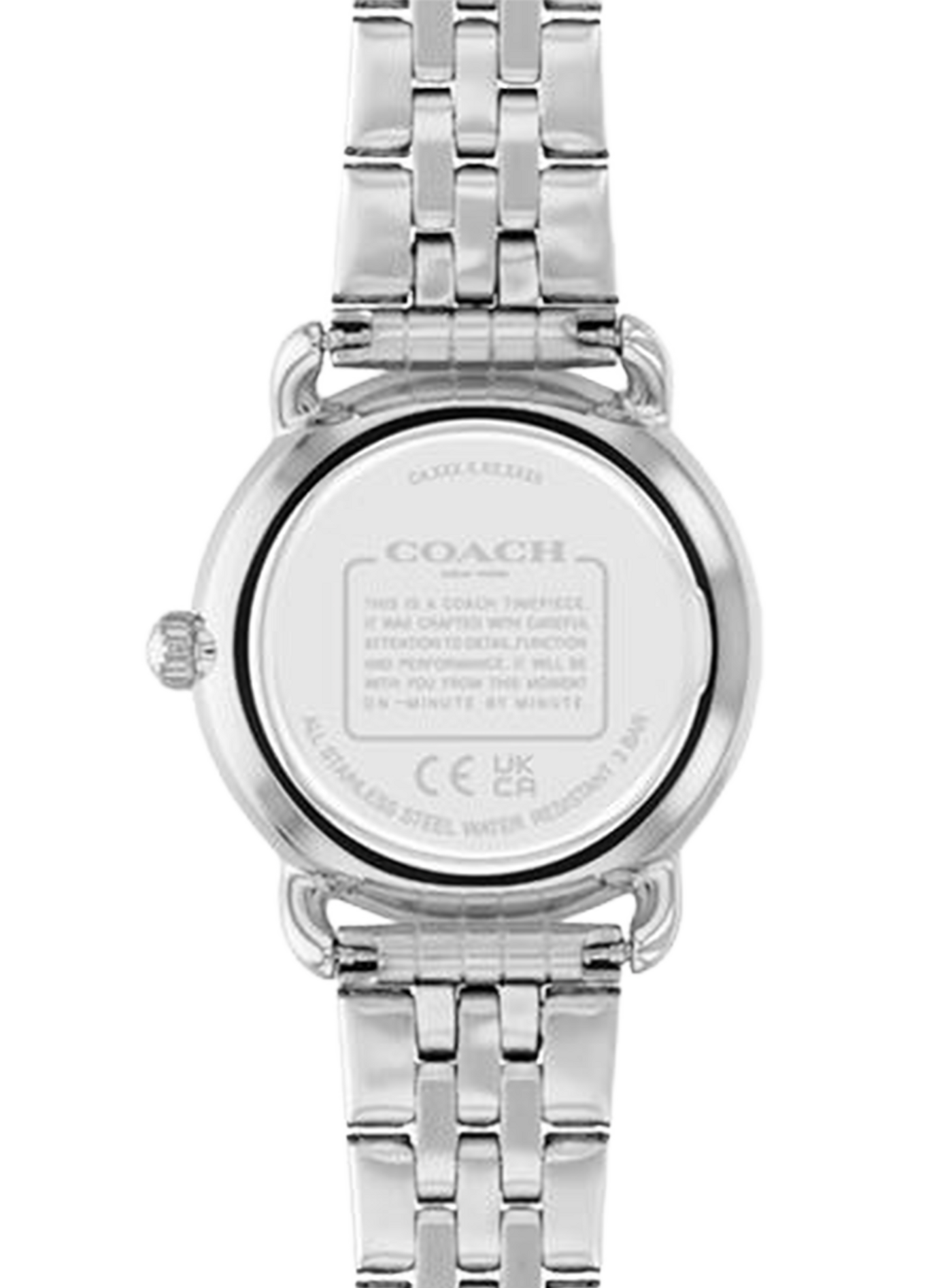 Montre quartz Elliot en acier inoxydable COACH MONTRES Argent