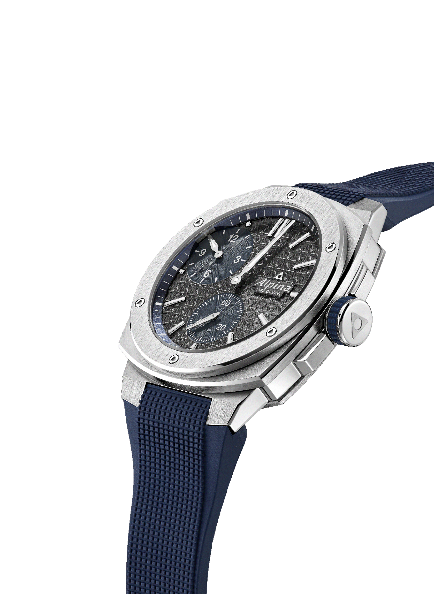 Montre automatique Extreme Regulator Automatic en caoutchouc  ALPINA Gris