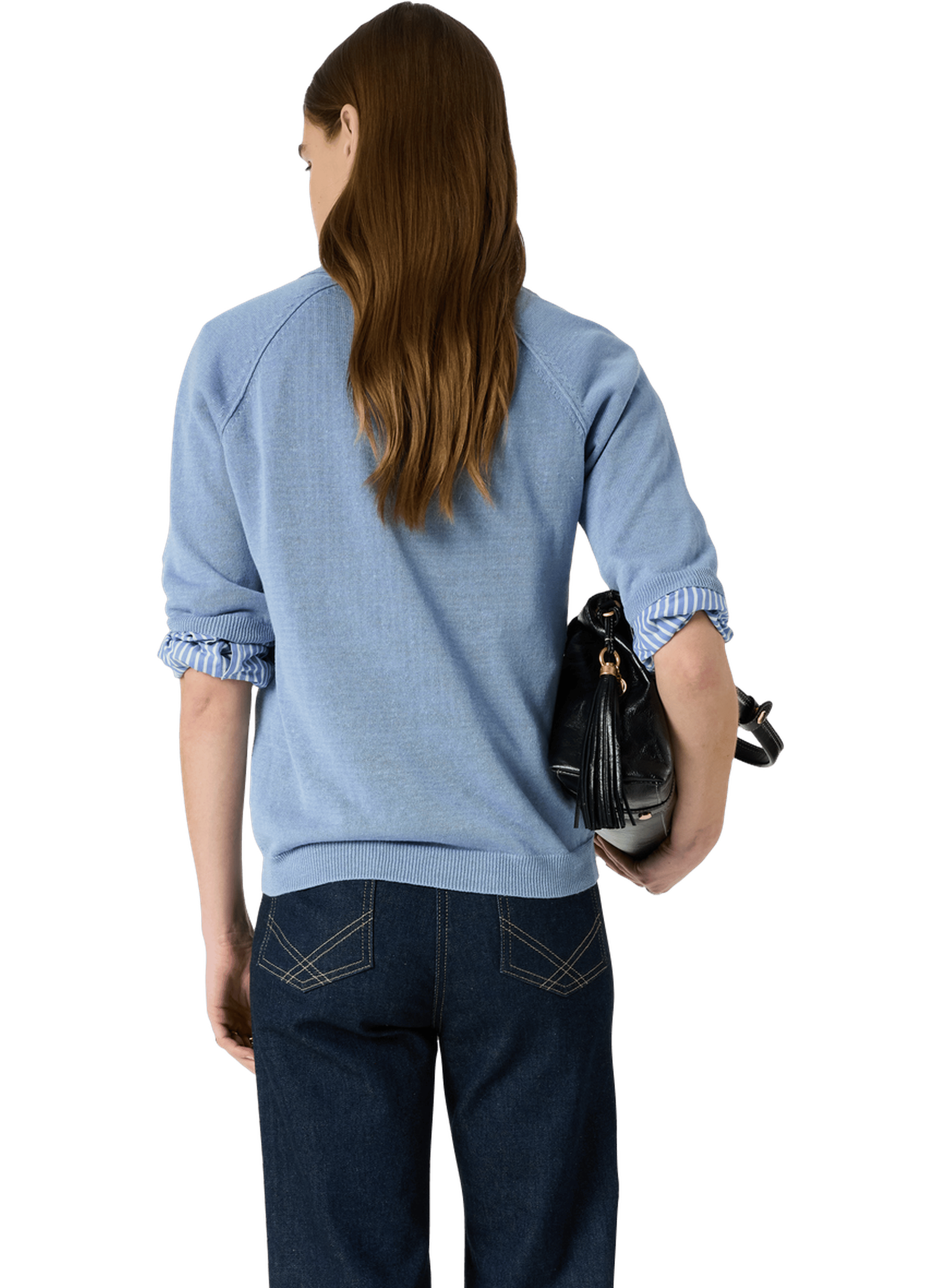 Polo en lin mélangé - loula GERARD DAREL Bleu