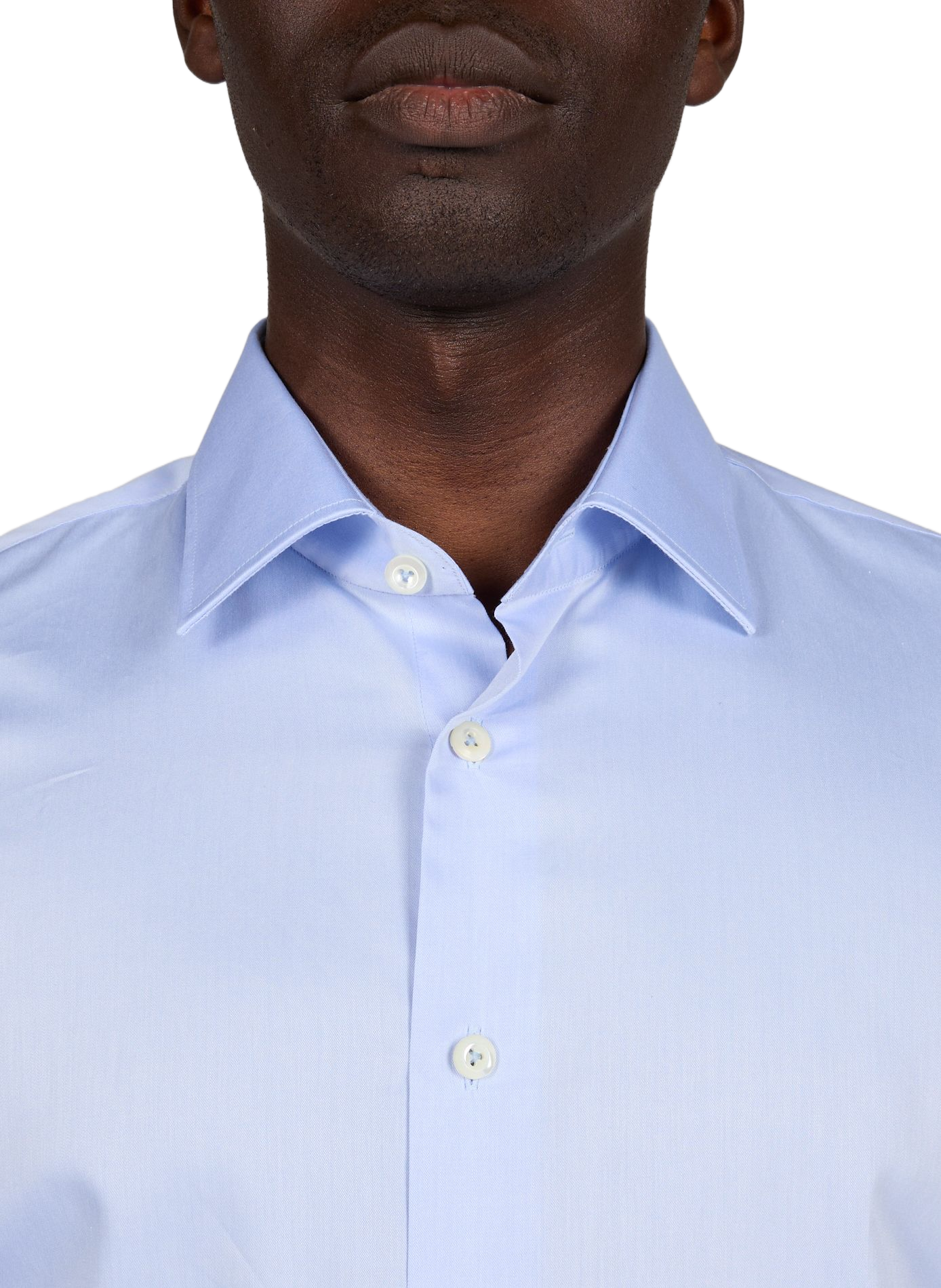 Straight classic collar shirt in cotton VAN LAACK Blue