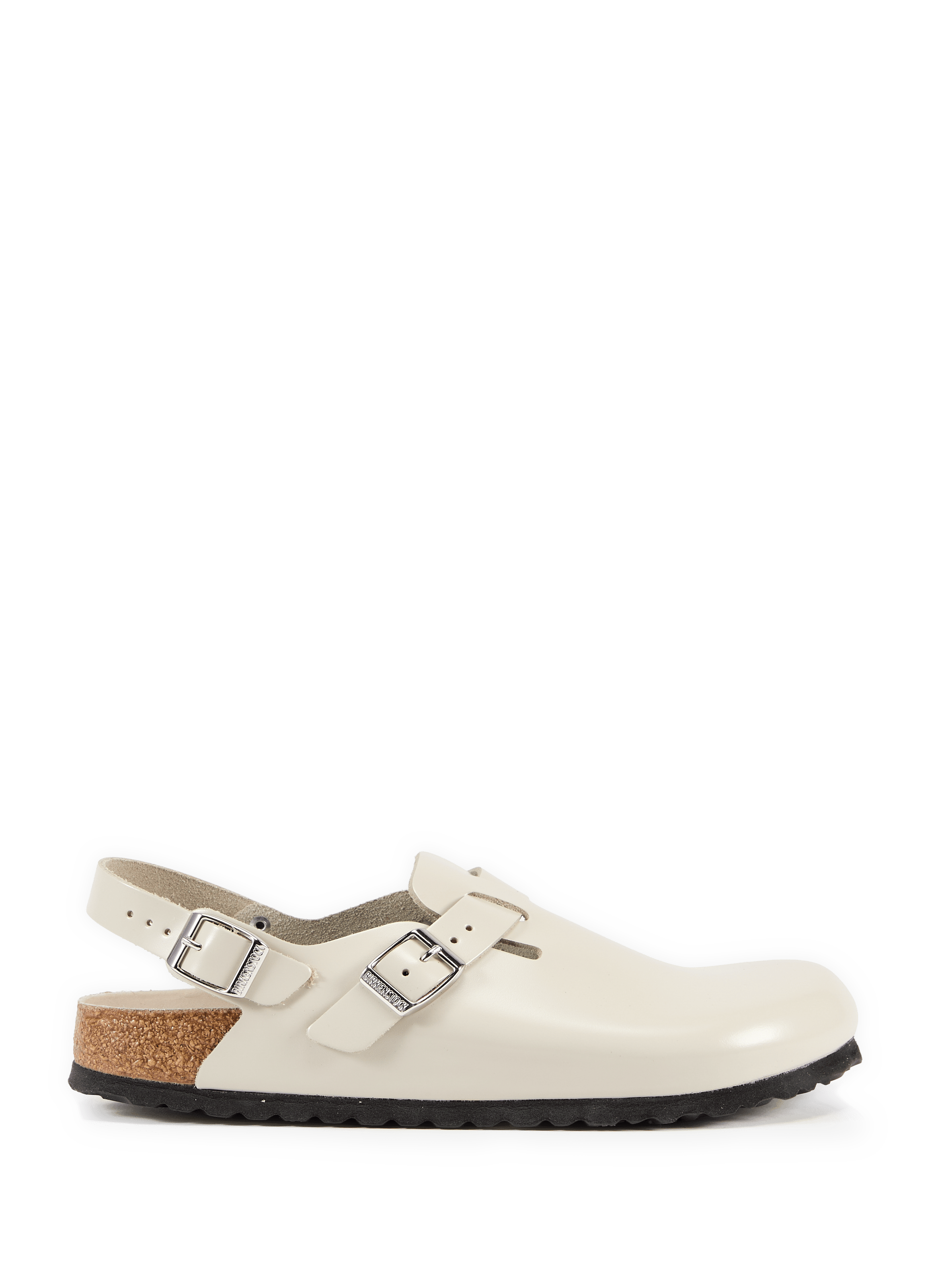Klompen Tokio II van natuurlijk leer BIRKENSTOCK Beige