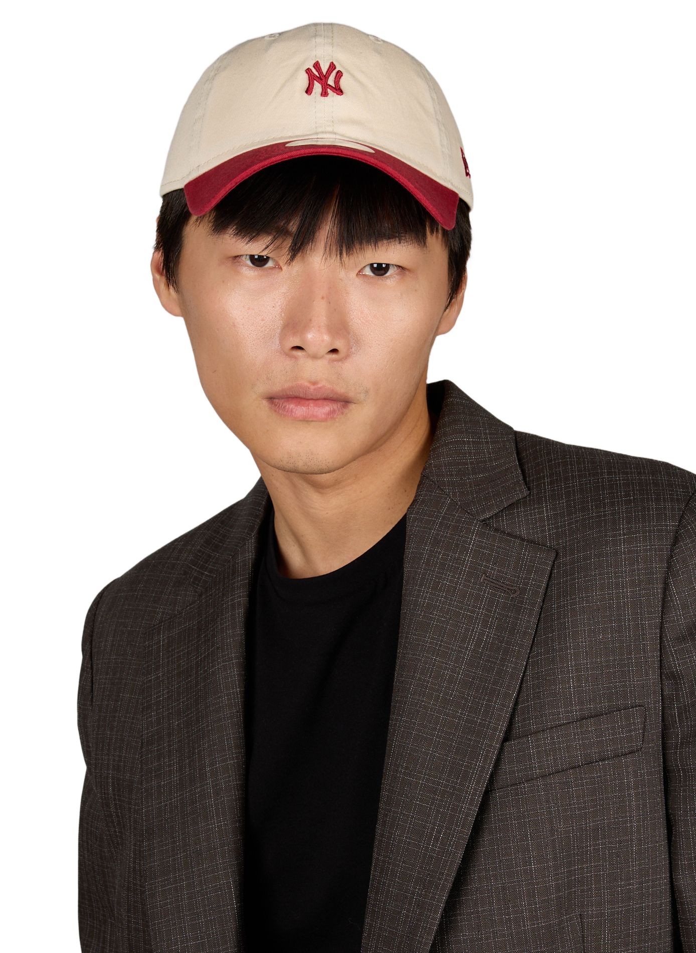 New York Yankees MLB Mini Logo 9TWENTY Cotton Cap NEW ERA Beige