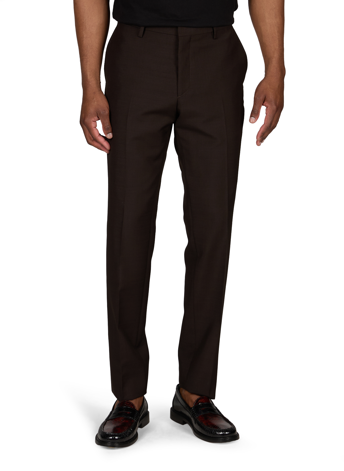 Hilm wool and mohair trousers SAISON 1865 Brown