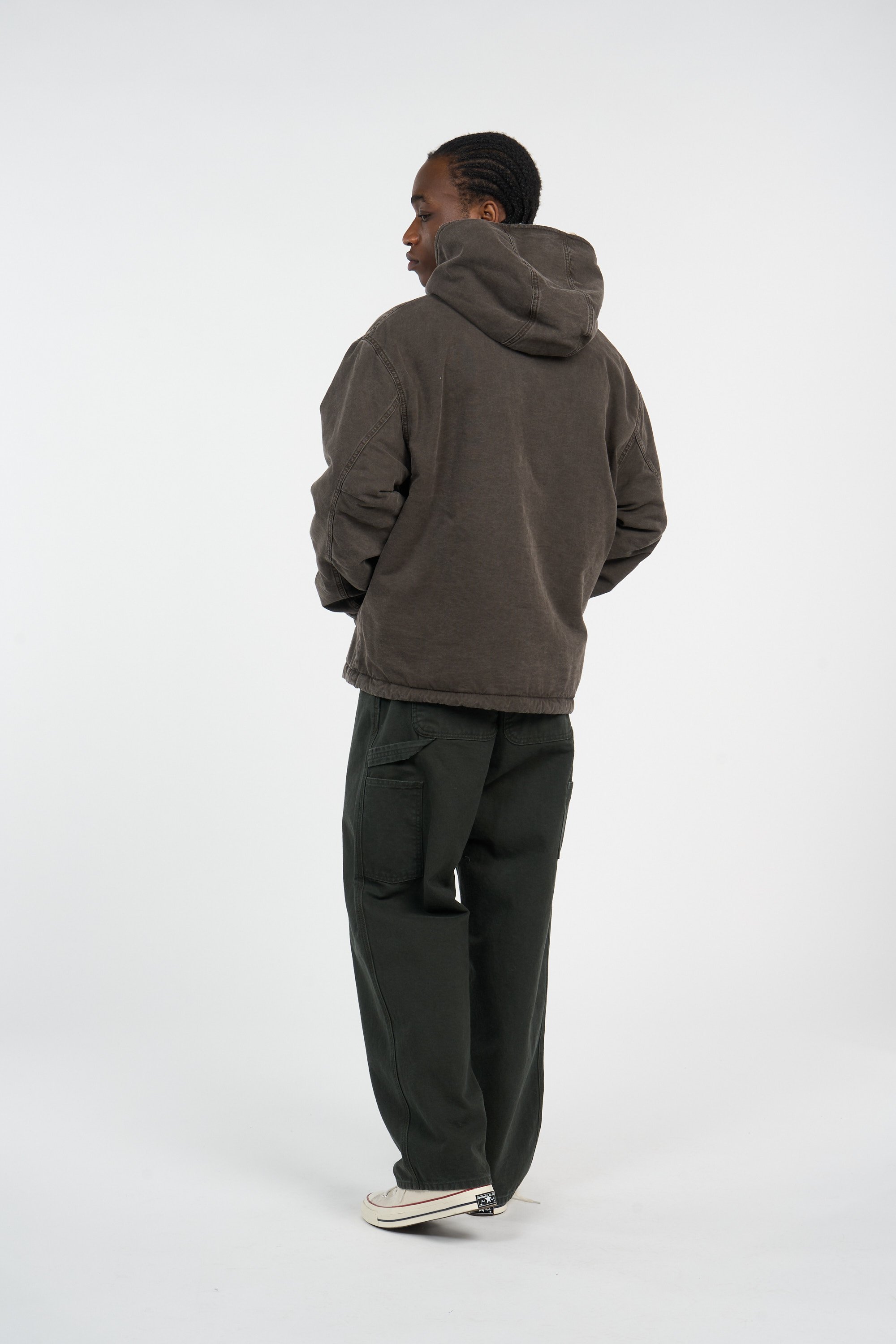 Veste à capuche mitch jacket CARHARTT WIP Marron
