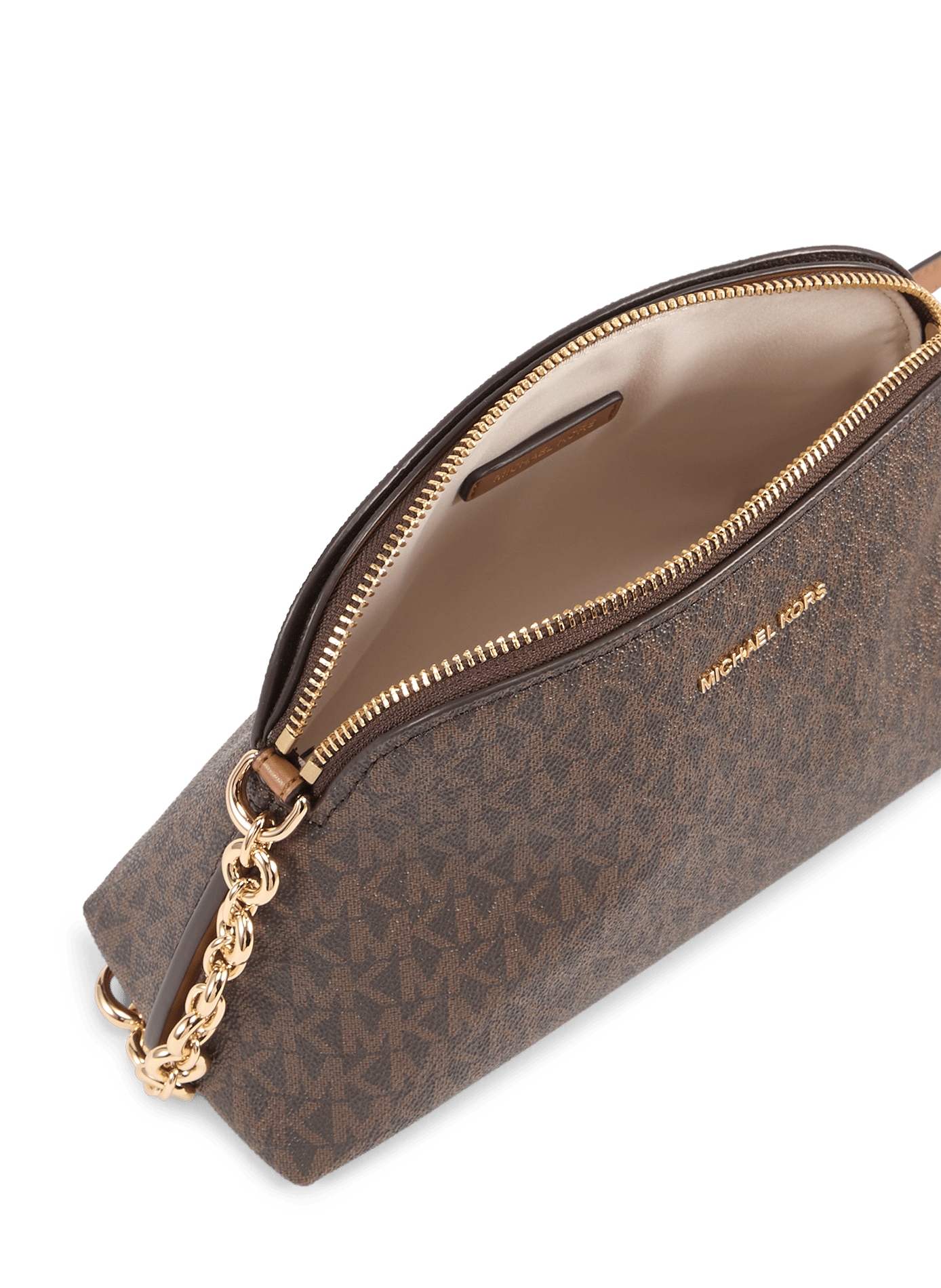 Sac à bandoulière Freddie monogrammé MICHAEL KORS Marron