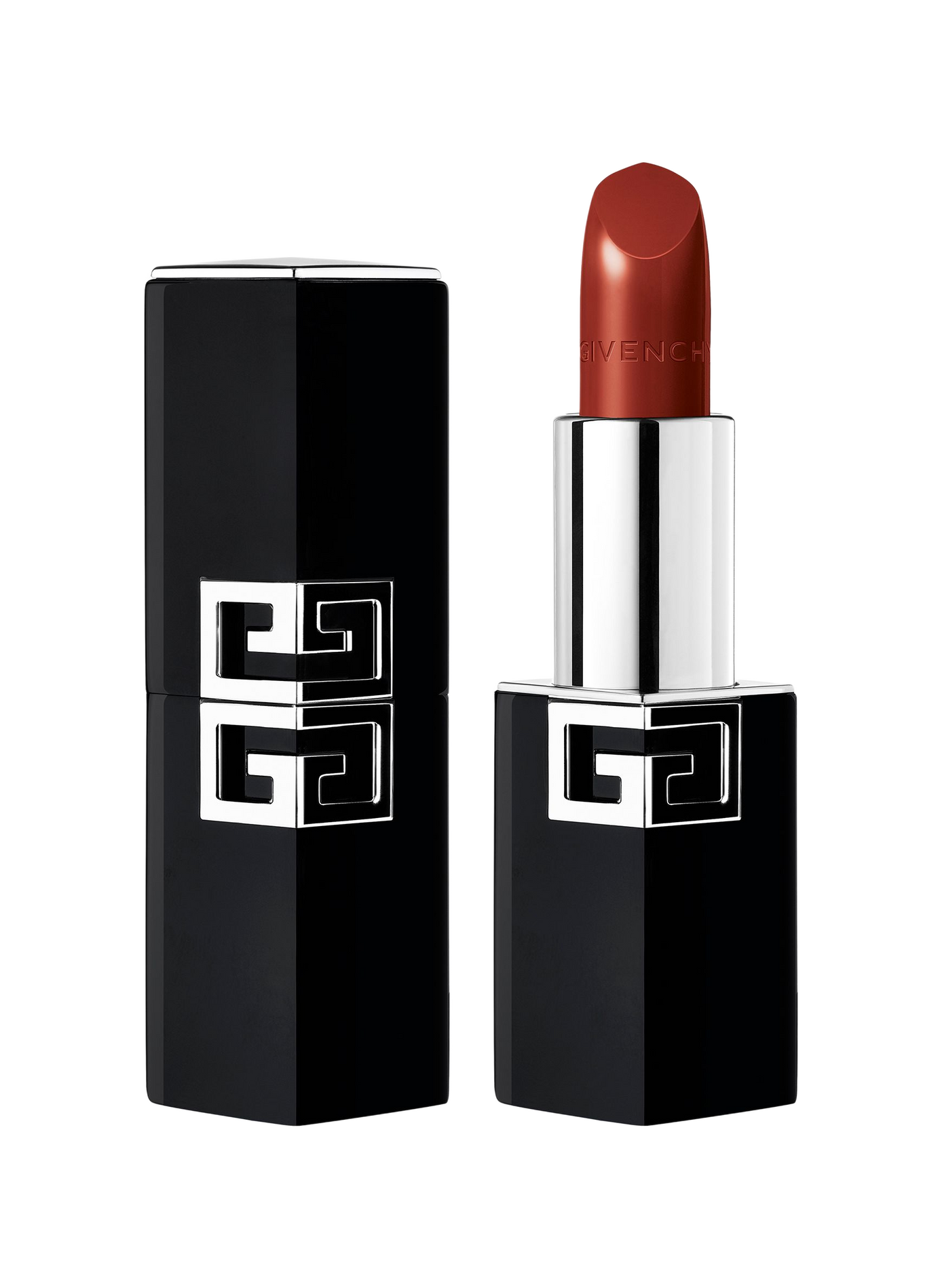 The Satin Silk Lipstick - High Definition Satin Lipstick GIVENCHY N19 - maroon stitch