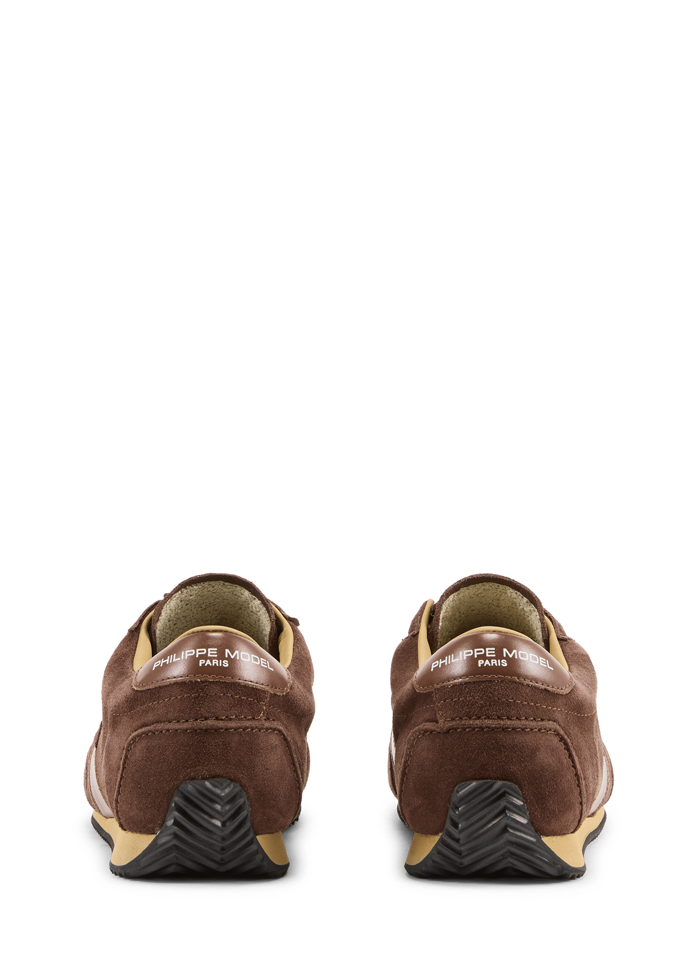 Baskets basses en cuir PHILIPPE MODEL Marron