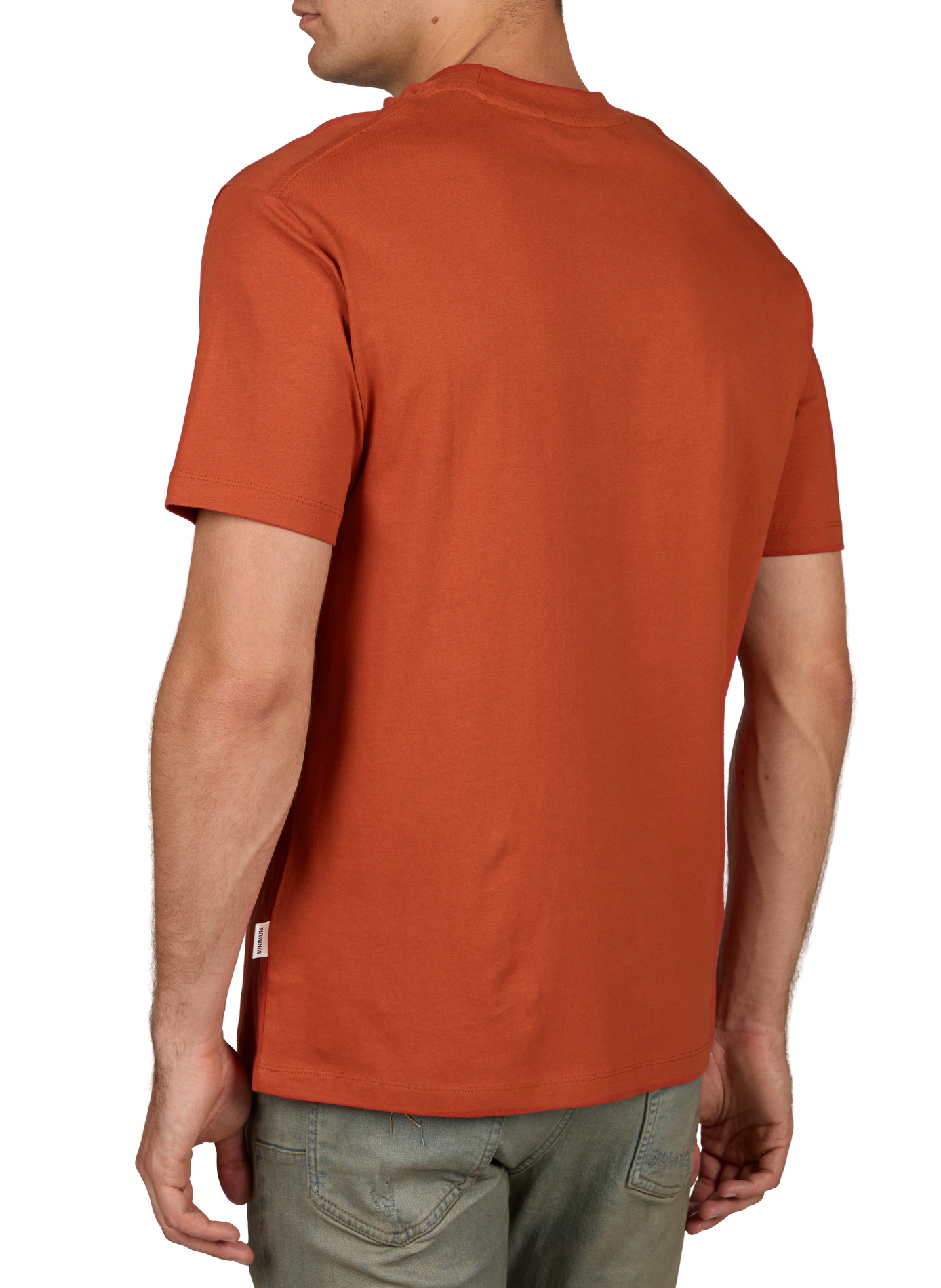 Short-sleeve Aarhus organic cotton t-shirt MINIMUM Red
