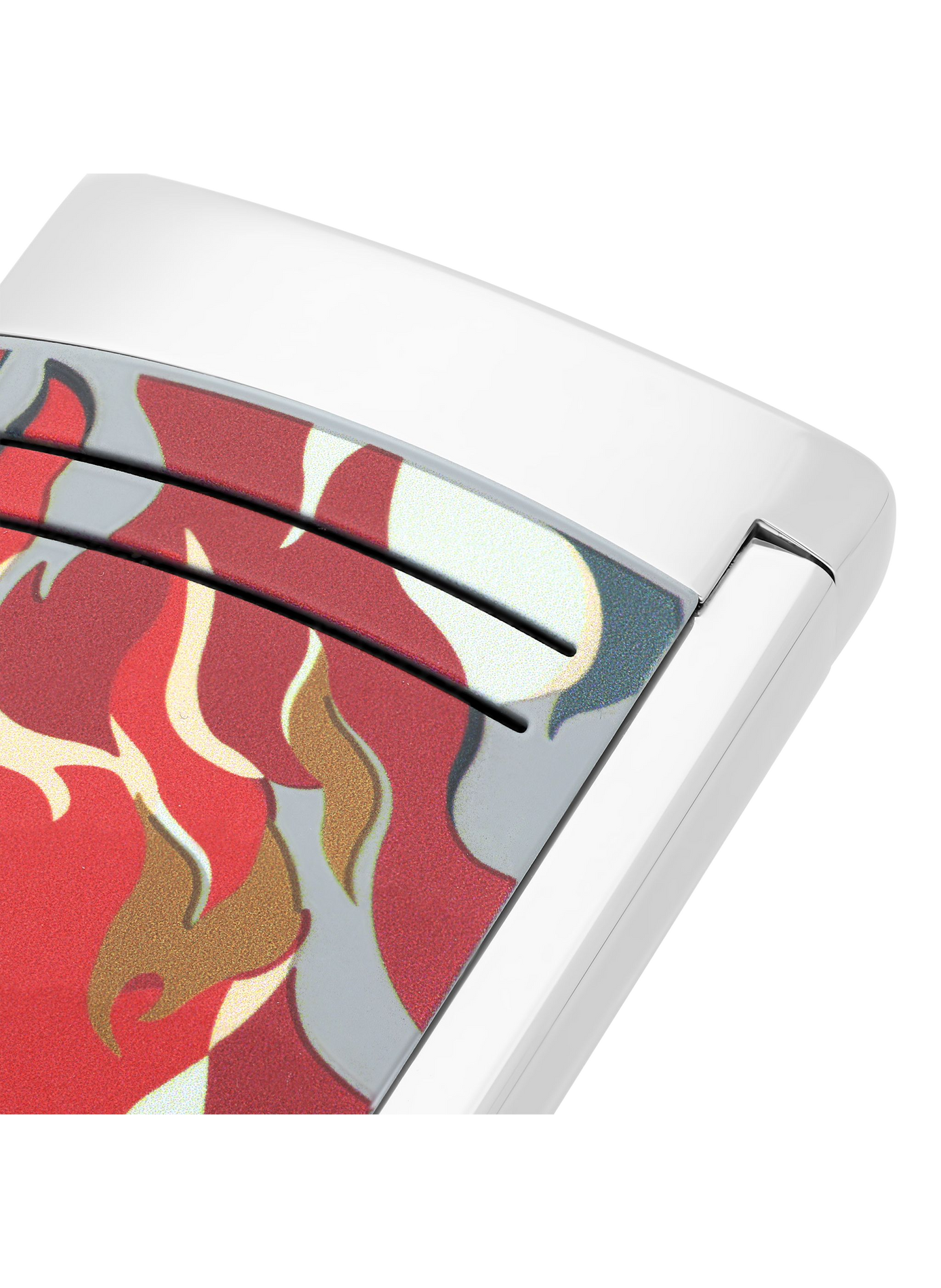 Matte finish Maxijet camo lighter S.T. DUPONT Red