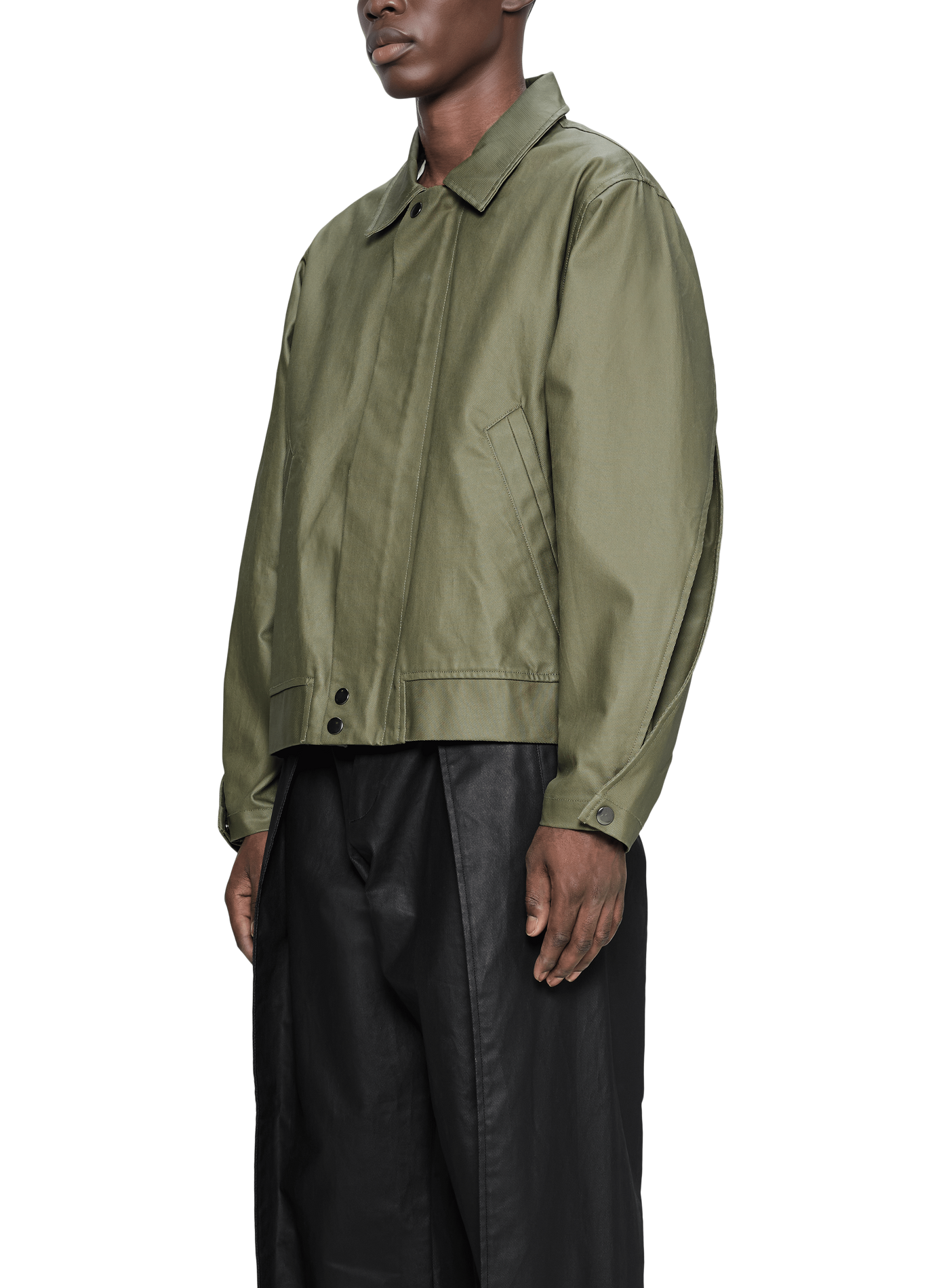 Blouson en coton RAINS Kaki