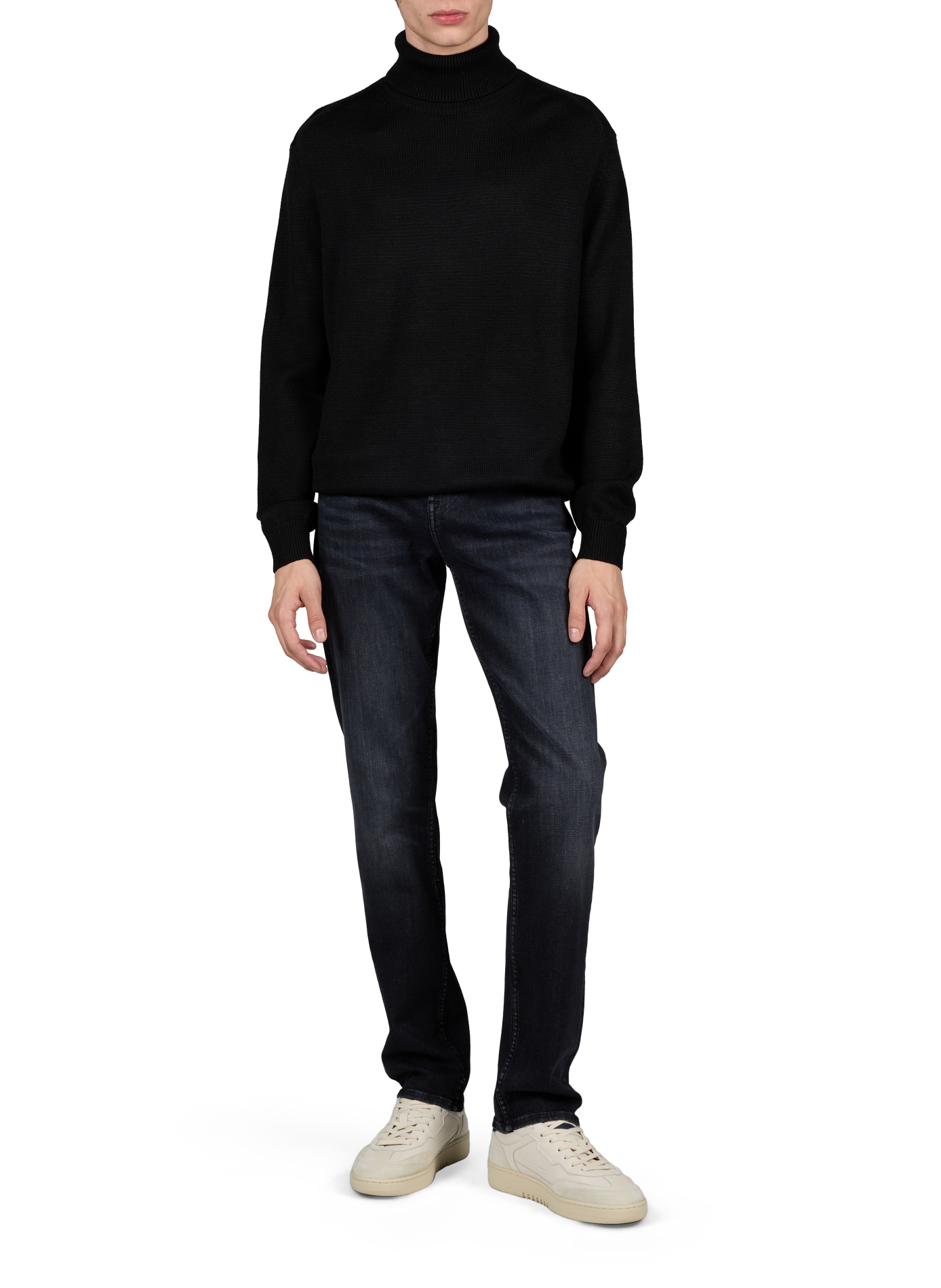 Pull col roulé ARMANI EXCHANGE Noir
