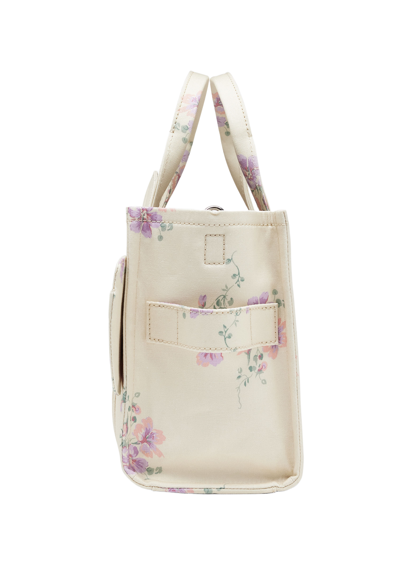 Bolso tote The Small Tote estampado en algodón MARC JACOBS Blanco