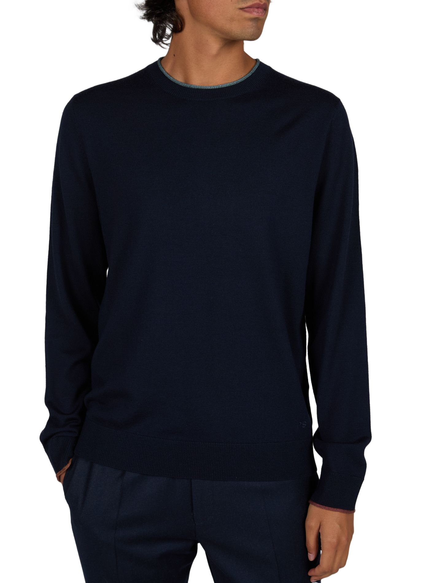 Round neck wool sweater PAUL SMITH Blue