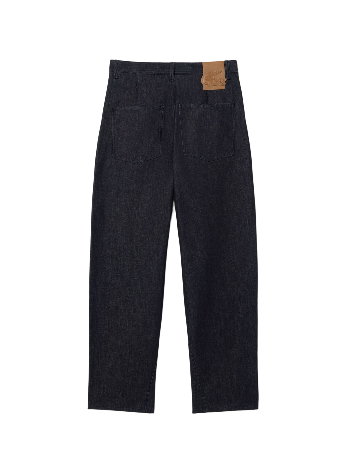 Plain mid-rise straight-leg jeans LACOSTE Blue