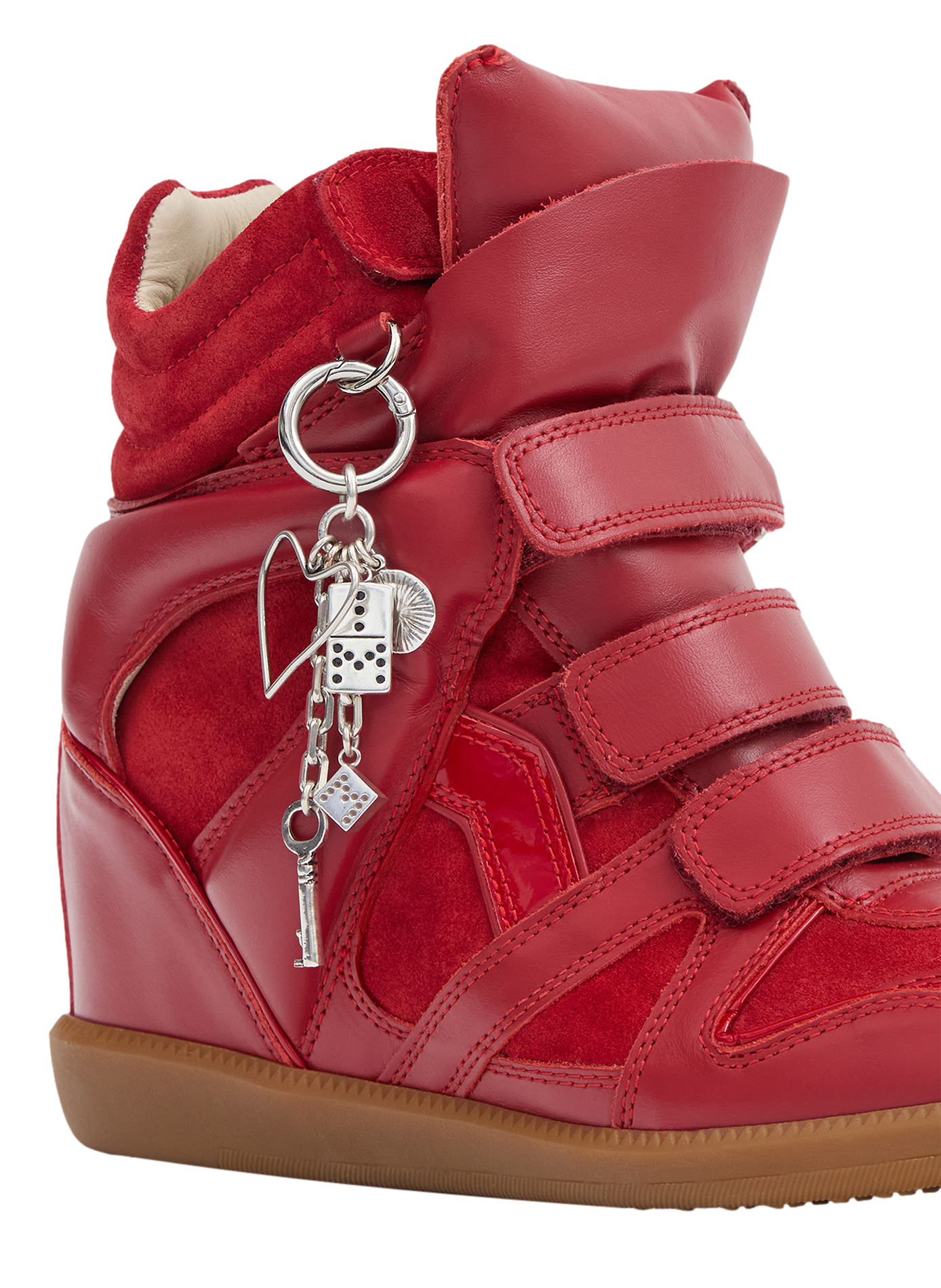 Porte-clés Charms Heart kr ISABEL MARANT Argent