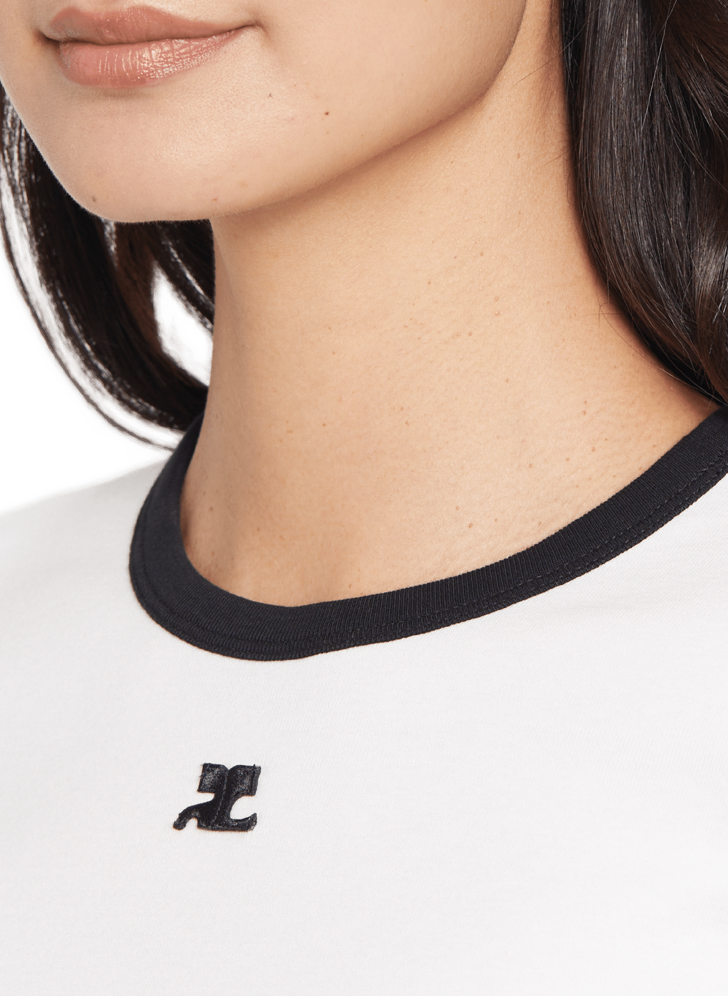 Baumwoll-T-Shirt COURRÈGES Mehrfarbig