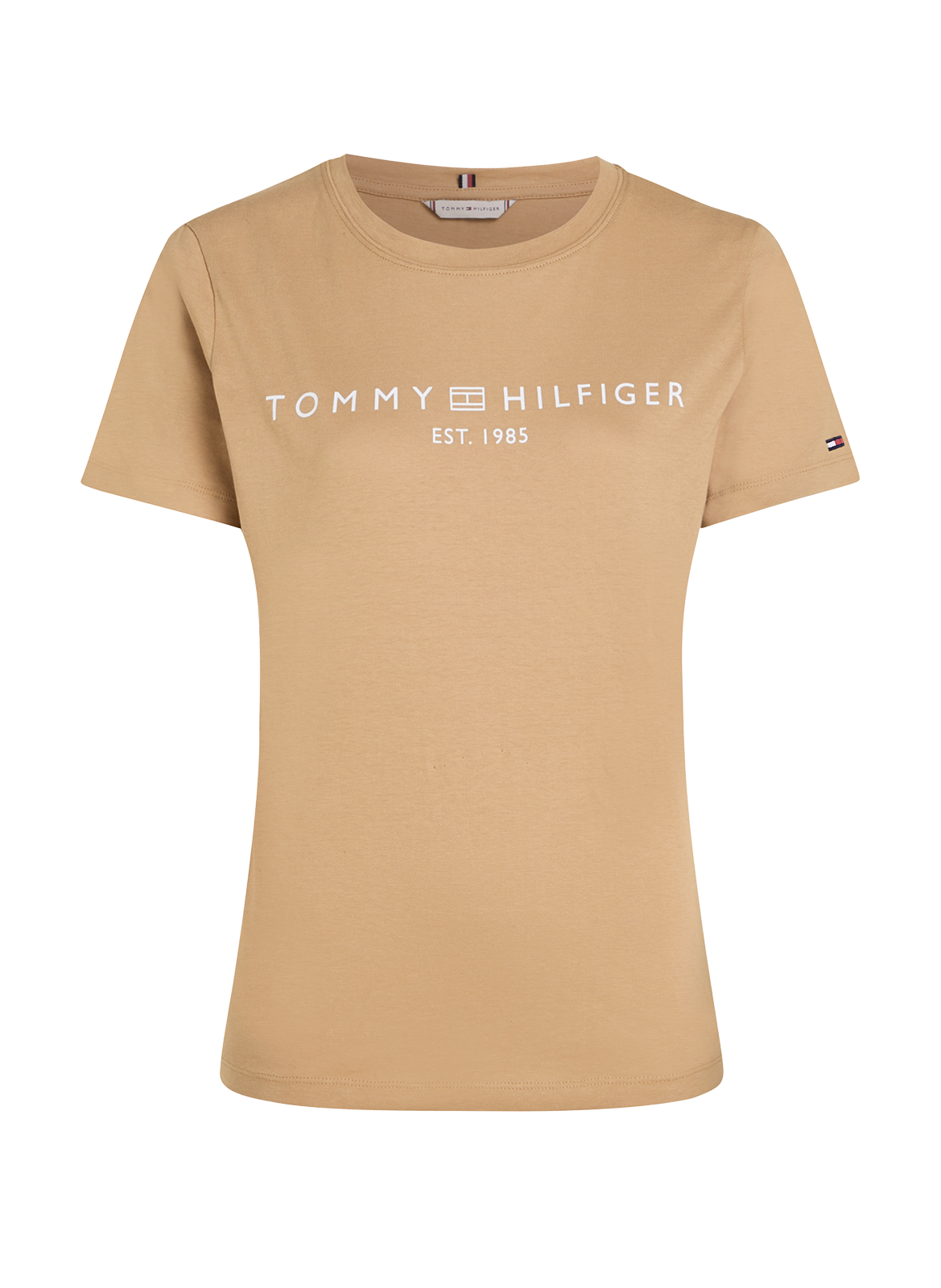 Classic Cotton T-Shirt REG CORP LOGO C-NK S Classic khaki