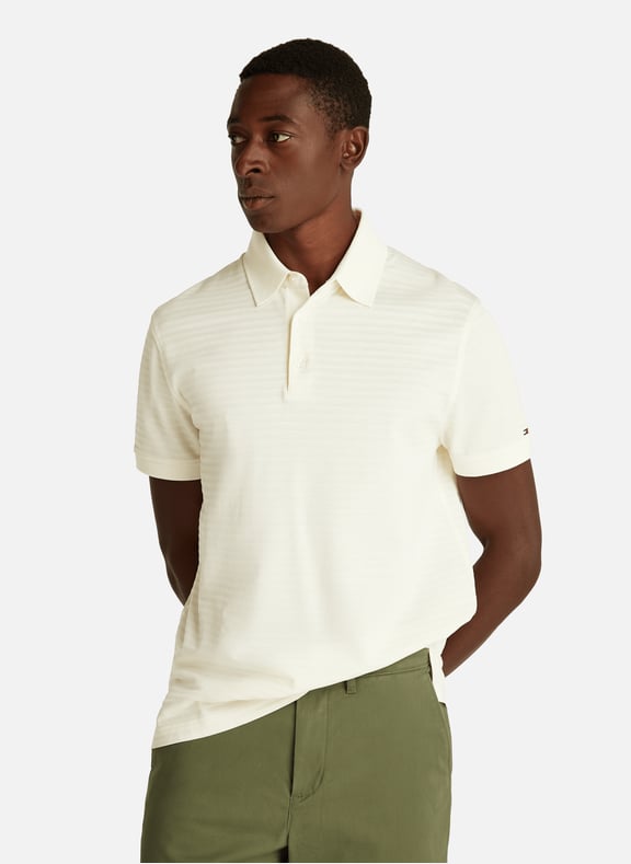 Polo en coton Blanc by TOMMY HILFIGER TOMMY HILFIGER Polo en coton Blanc