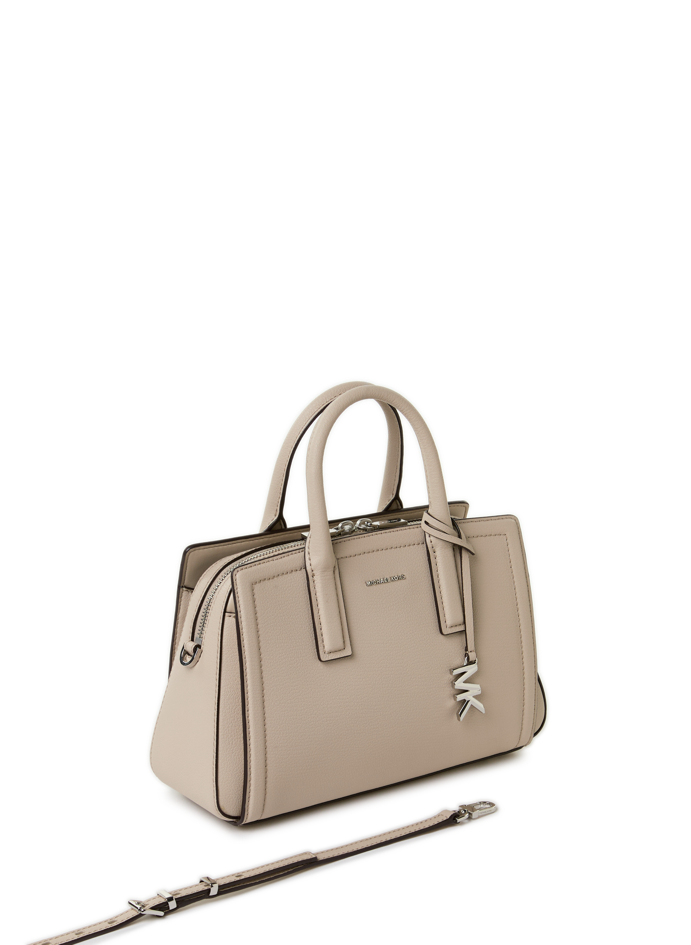 Laila leather handbag MICHAEL KORS Beige