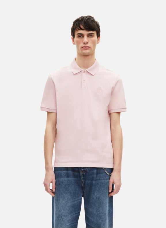 Polo en piqué col classique Violet by THE KOOPLES THE KOOPLES Polo en piqué col classique Violet