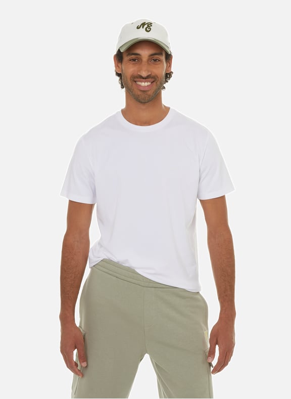 T-shirt droit en coton Blanc by GUESS GUESS T-shirt droit en coton Blanc