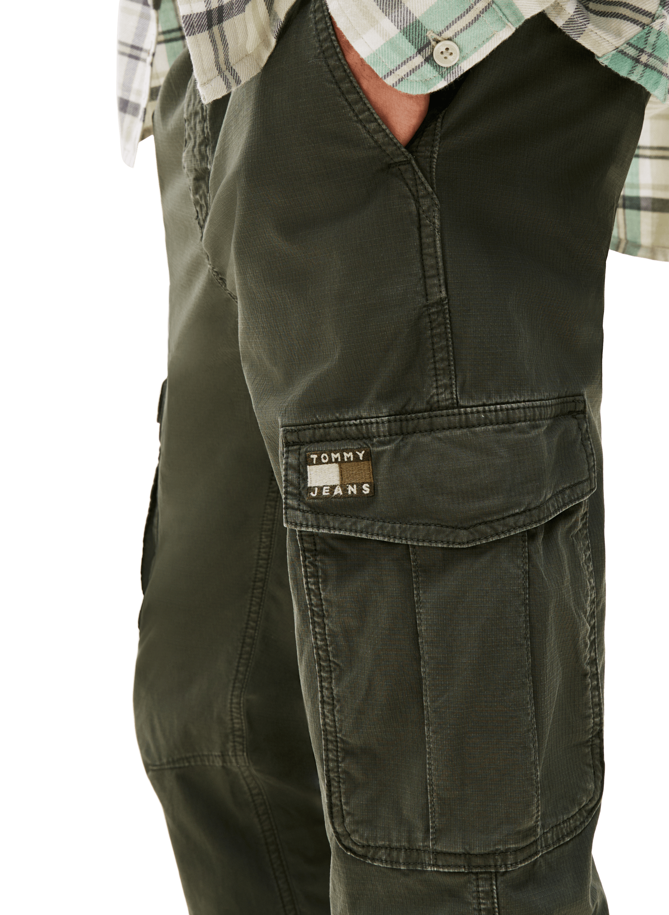 Cotton Cargo Pants TOMMY HILFIGER Green