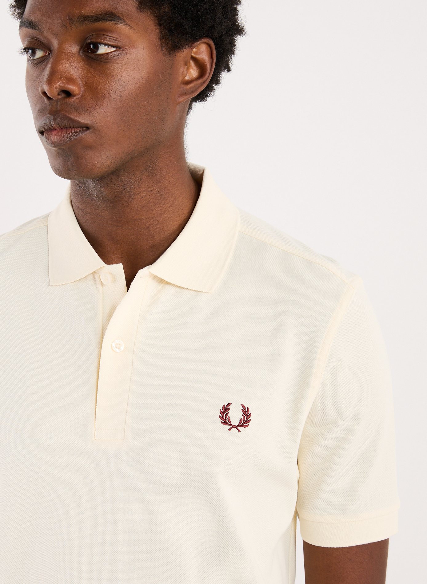 Polo en coton piqué FRED PERRY Beige