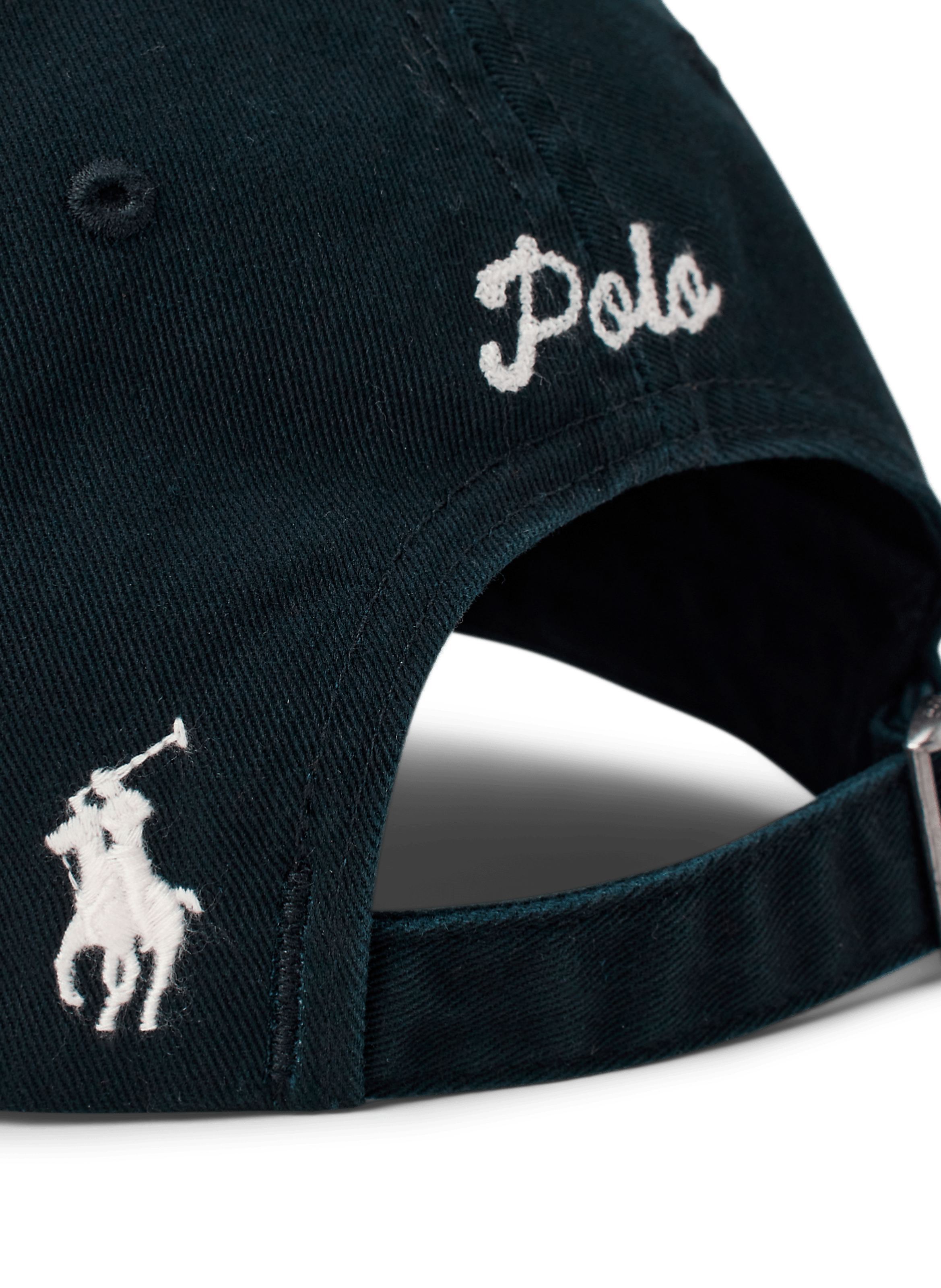 Embroidered cotton baseball cap POLO RALPH LAUREN Black
