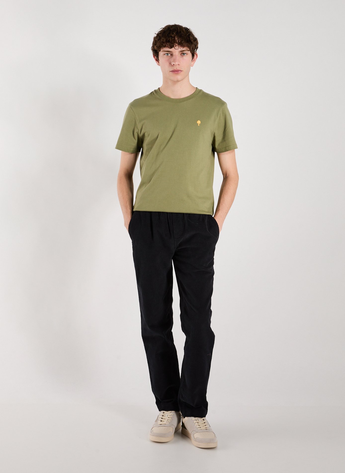 Short-Sleeve Cotton T-Shirt  FAGUO Khaki