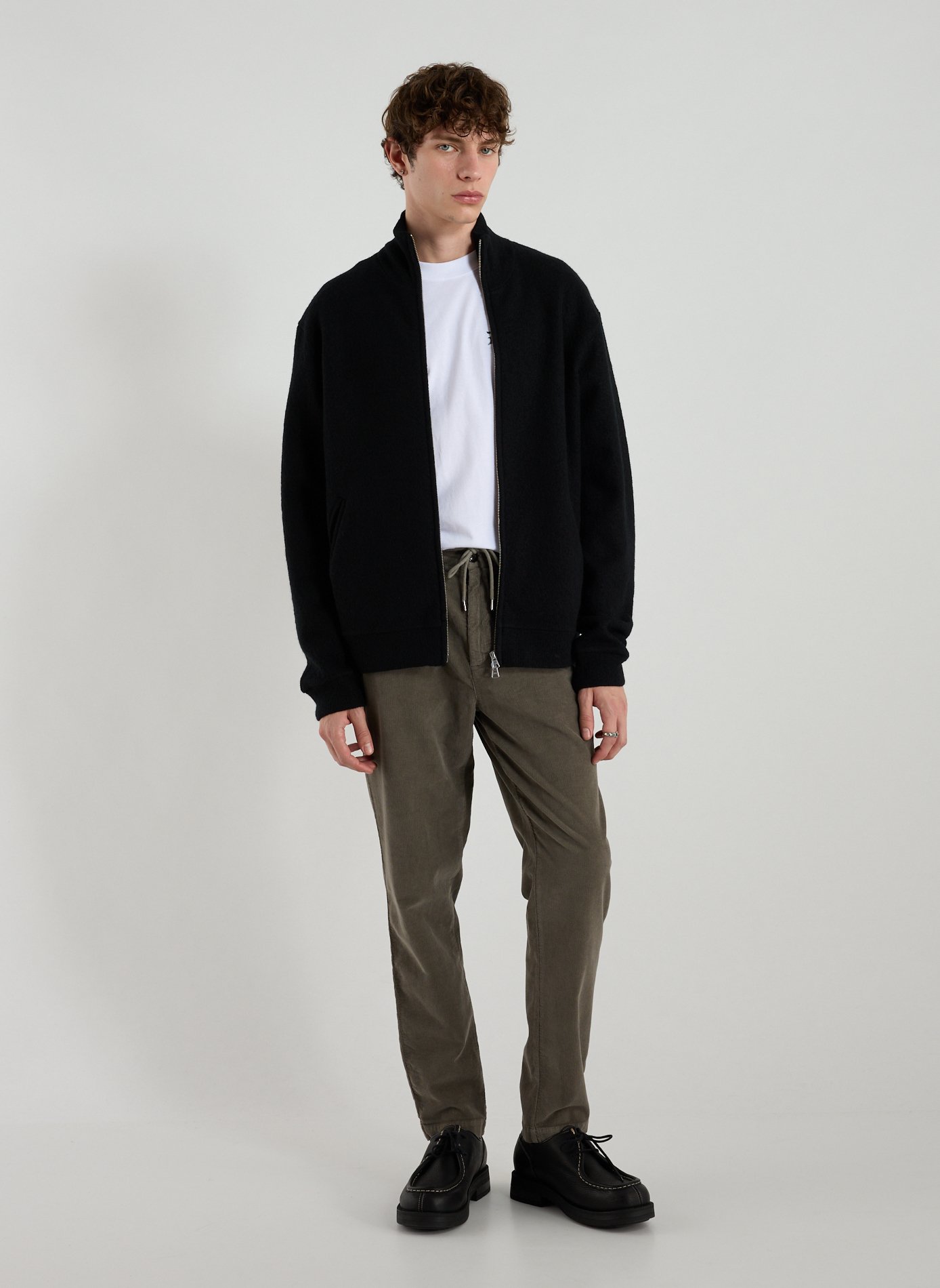 Merino wool cardigan NN.07 Black